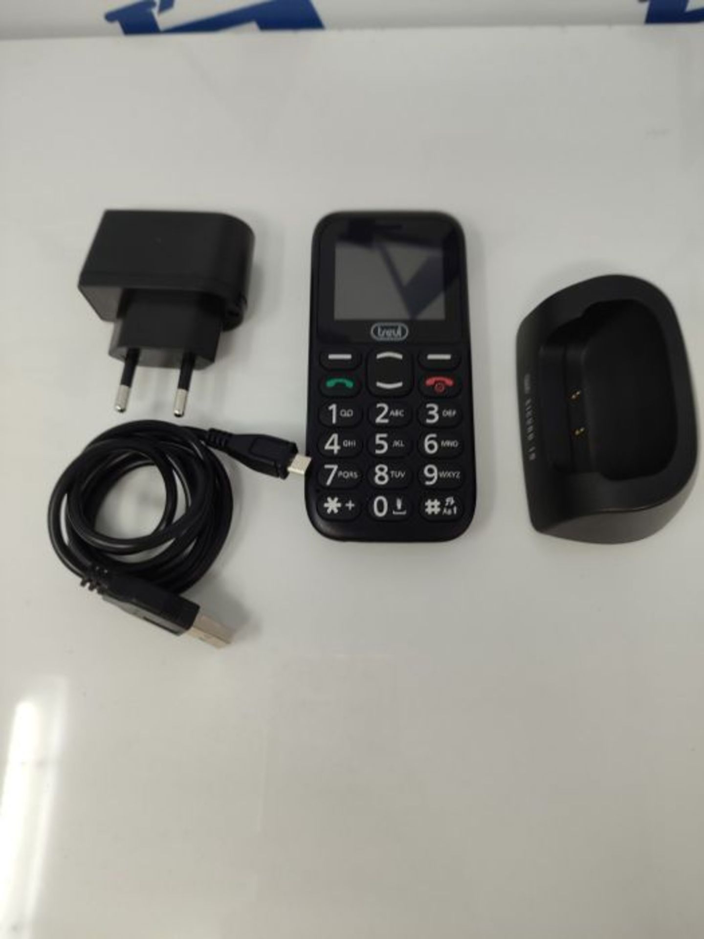 TREVI - CELLULAR PHONE FOR SINGLE BUTTONS WITH TREVI SECURITY BUTTONS 10 BLACK - Image 3 of 3