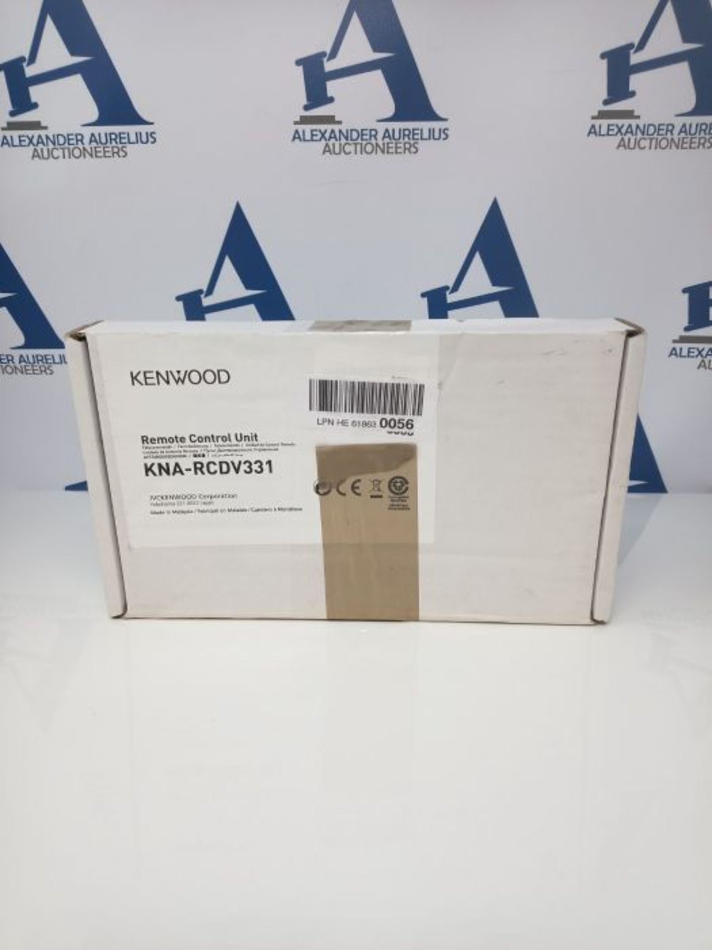 Kenwood KNA-RCDV 331 IR Remote Control Black