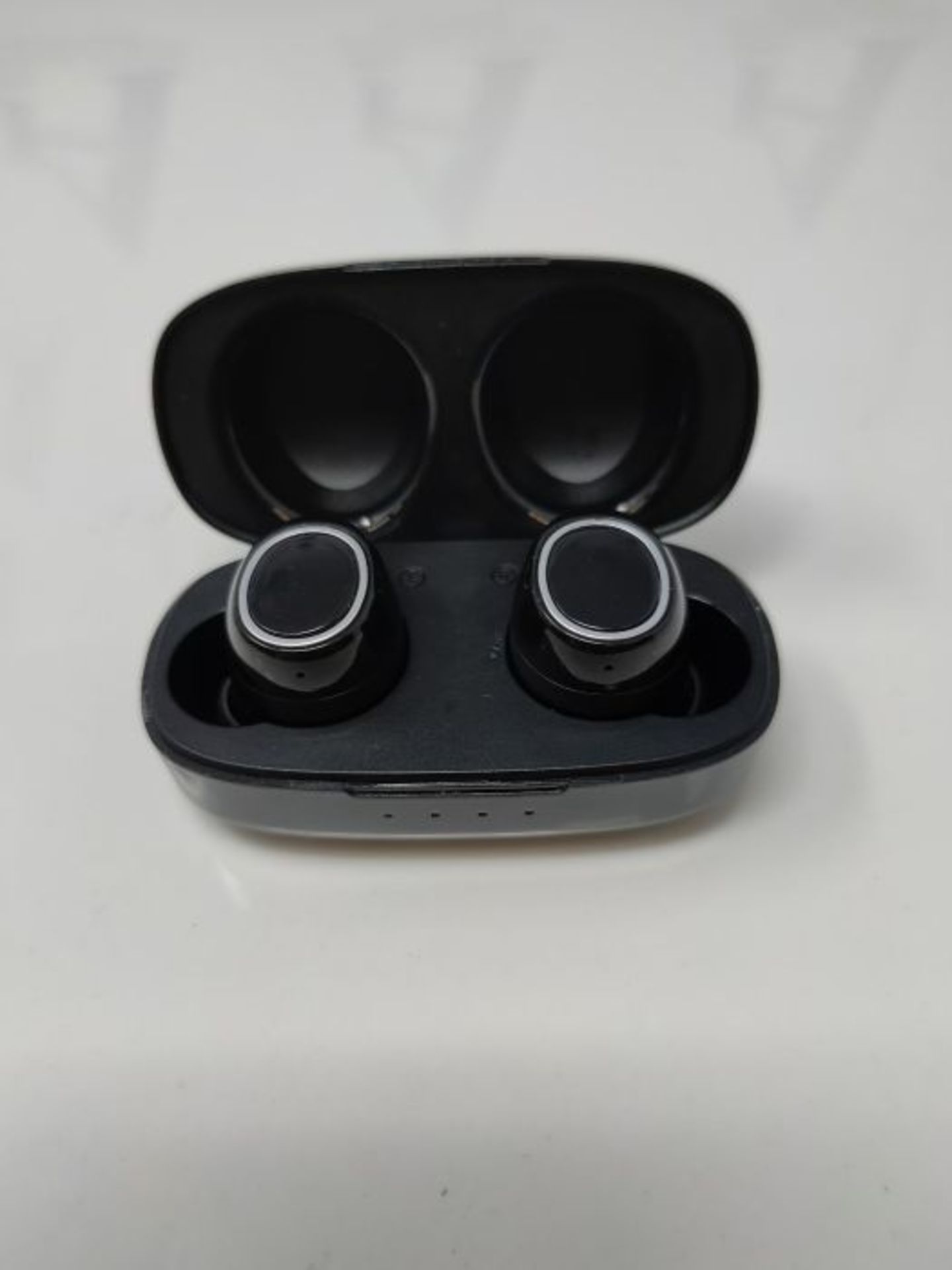 Amazon Basics Ultra-Light True Wireless Bluetooth 5.0 IPX5 Earbuds - Black - Image 3 of 3