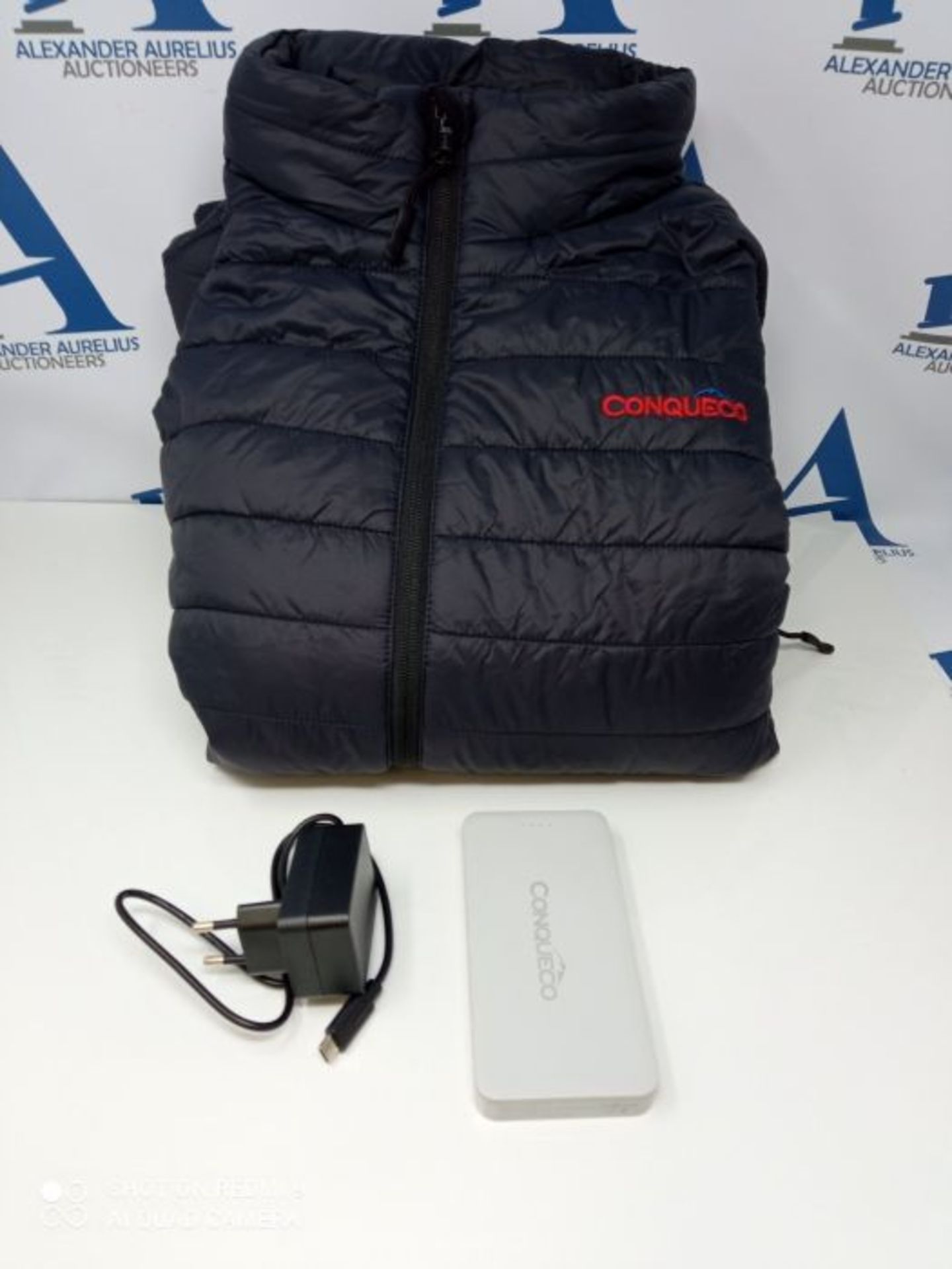 RRP £80.00 CONQUECO Men's Heated Vest Slim Fit Electric Heating Gilet with Battery Pack in Winter - Image 3 of 3