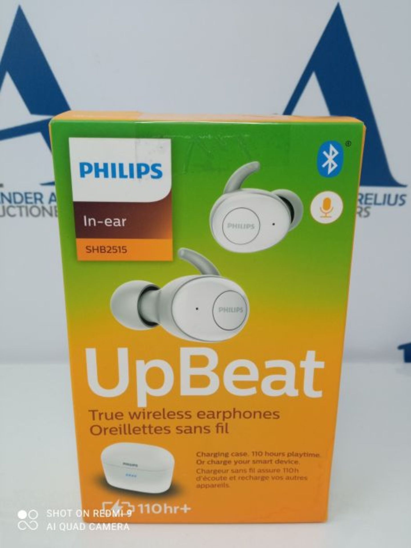 RRP £79.00 Philips Audio SHB2515WT/10 True Wireless In-Ear Headphones (Bluetooth, Integrated Micr - Image 2 of 3