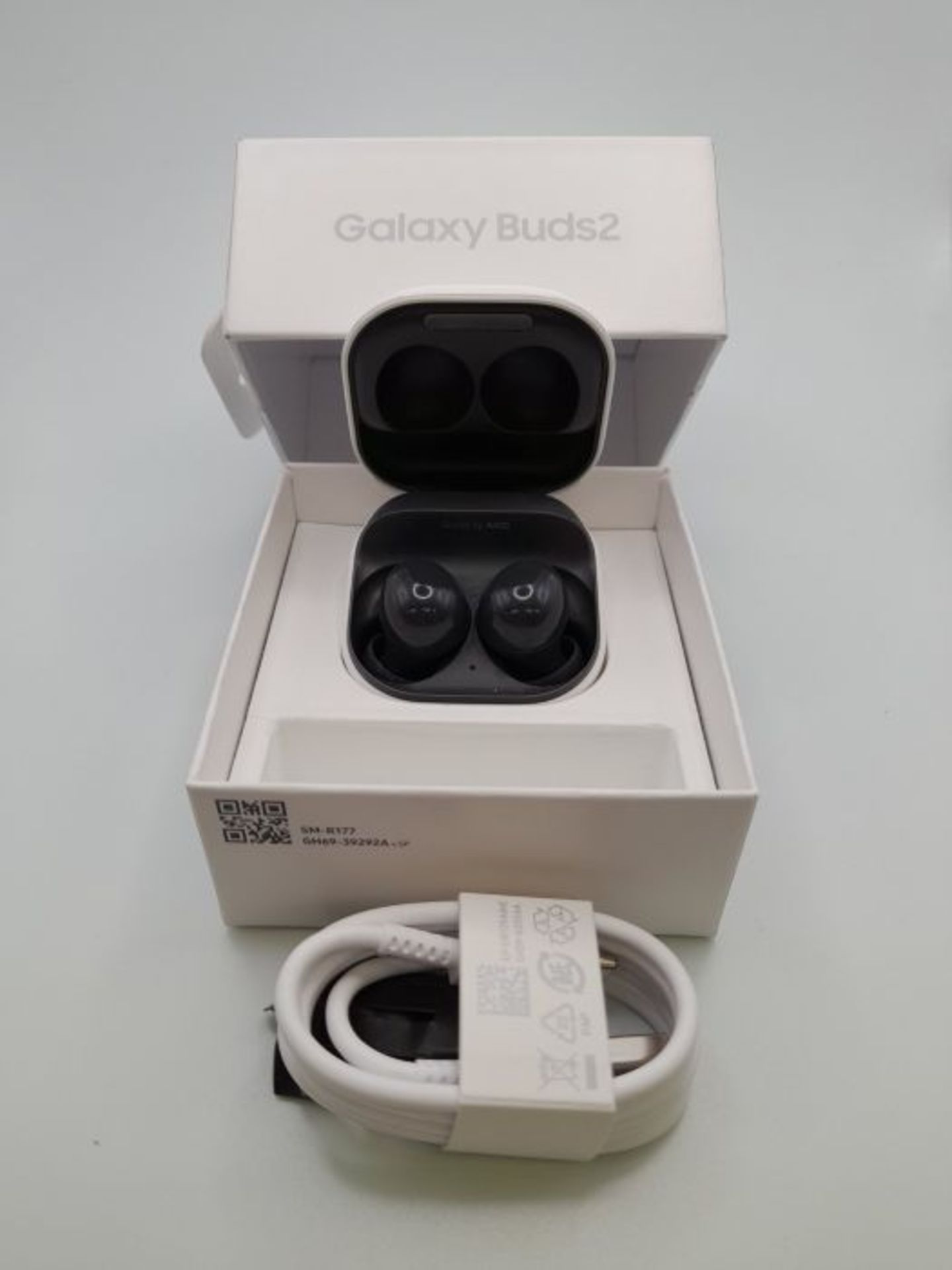 RRP £109.00 Samsung Galaxy Buds2 Bluetooth Earbuds, True Wireless, Noise Cancelling, Charging Case - Image 2 of 3