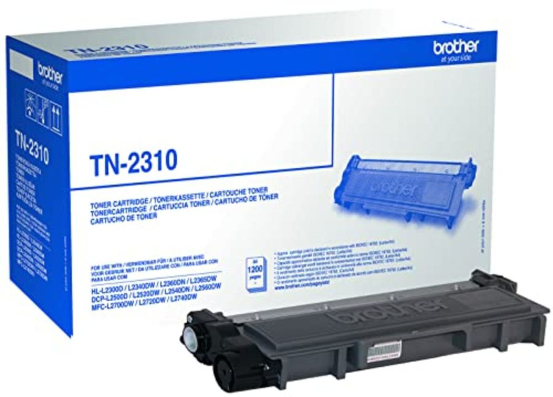 Brother TN-2310 Toner Cartridge, Black, Single Pack, Standard Yield, includes 1 x Tone