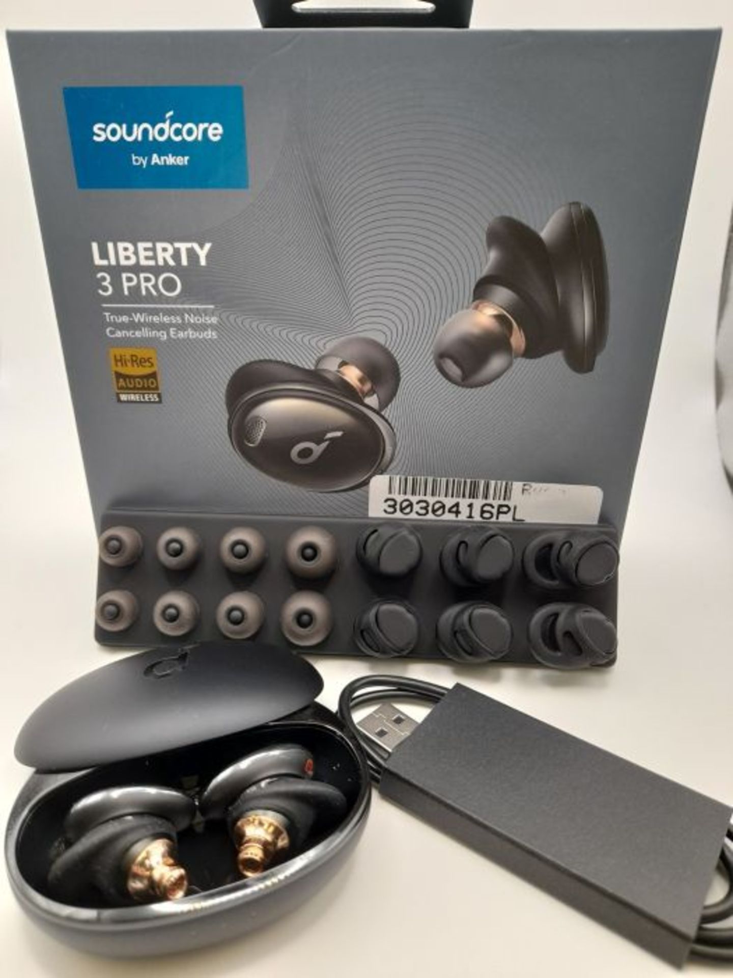 RRP £167.00 Soundcore by Anker Liberty 3 Pro Active Noise Cancelling Earbuds, True Wireless Earbud - Image 3 of 3