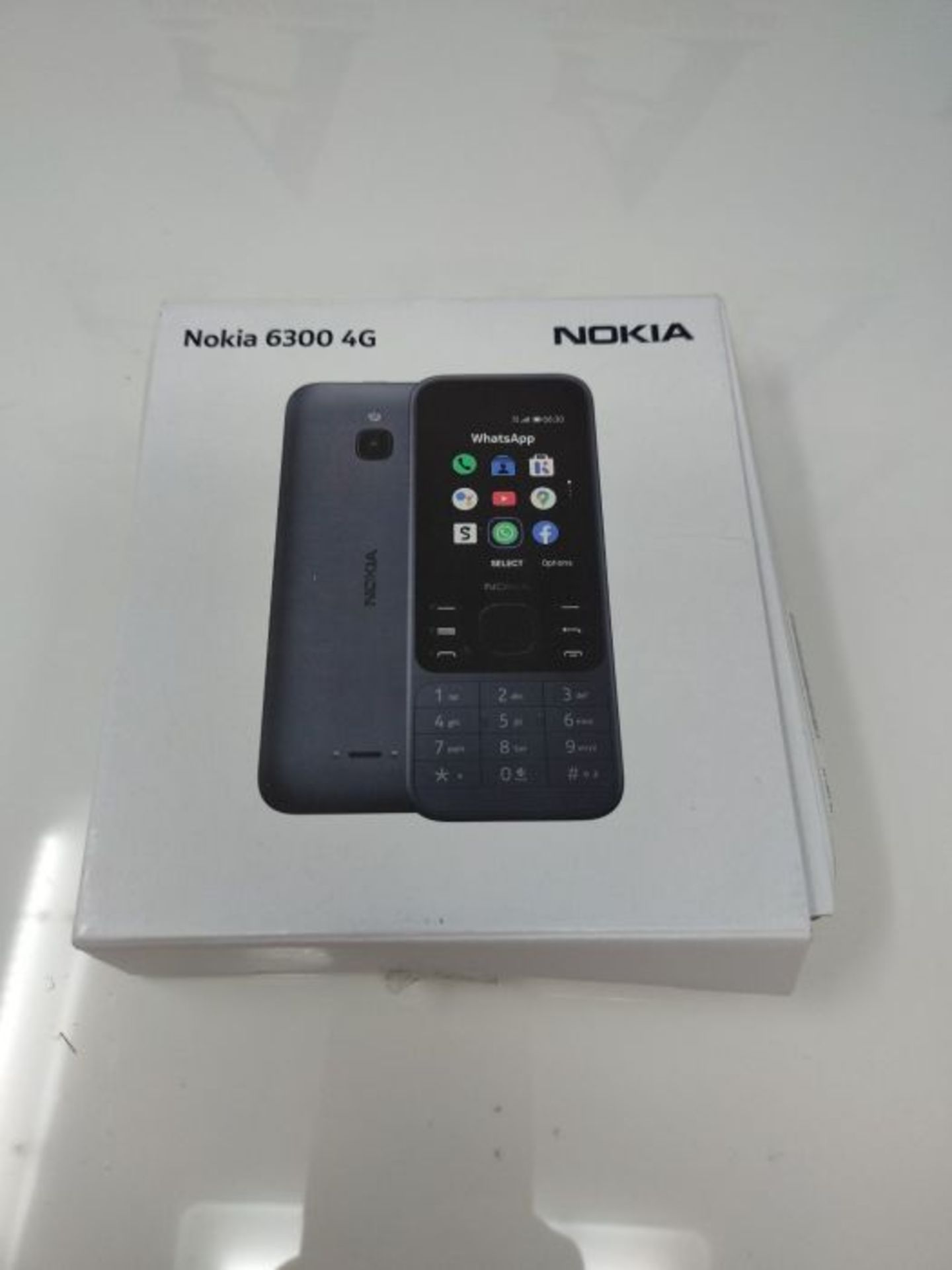RRP £59.00 Nokia 6300 4G 2.4 Inch UK SIM Free Feature Phone with WhatsApp and Google Assistant (S - Image 2 of 3