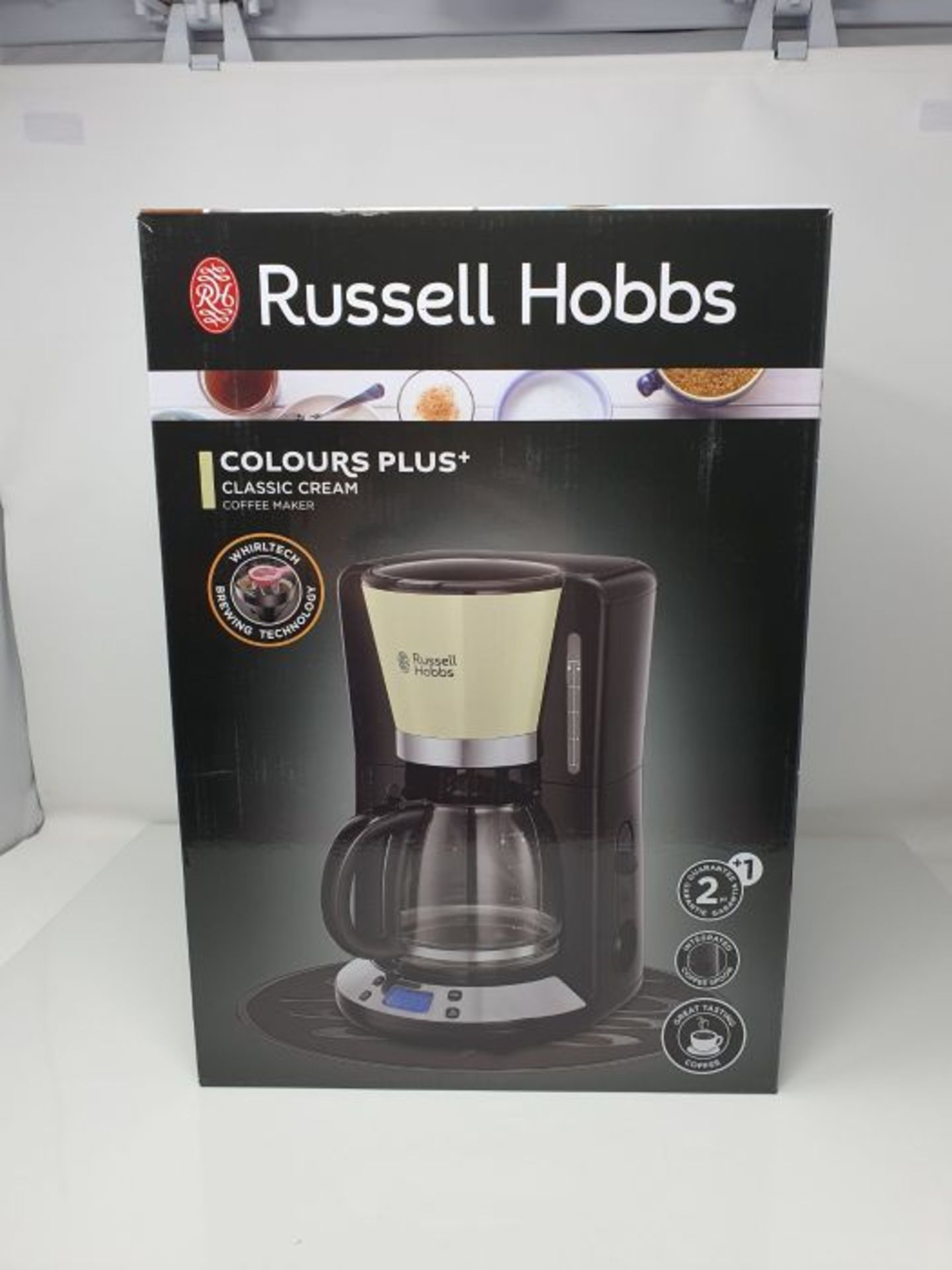 Russell Hobbs 24033 56 Digital Glass Coffee Maker, 1100, Stainless Steel, 1.25 Litr - Image 2 of 3
