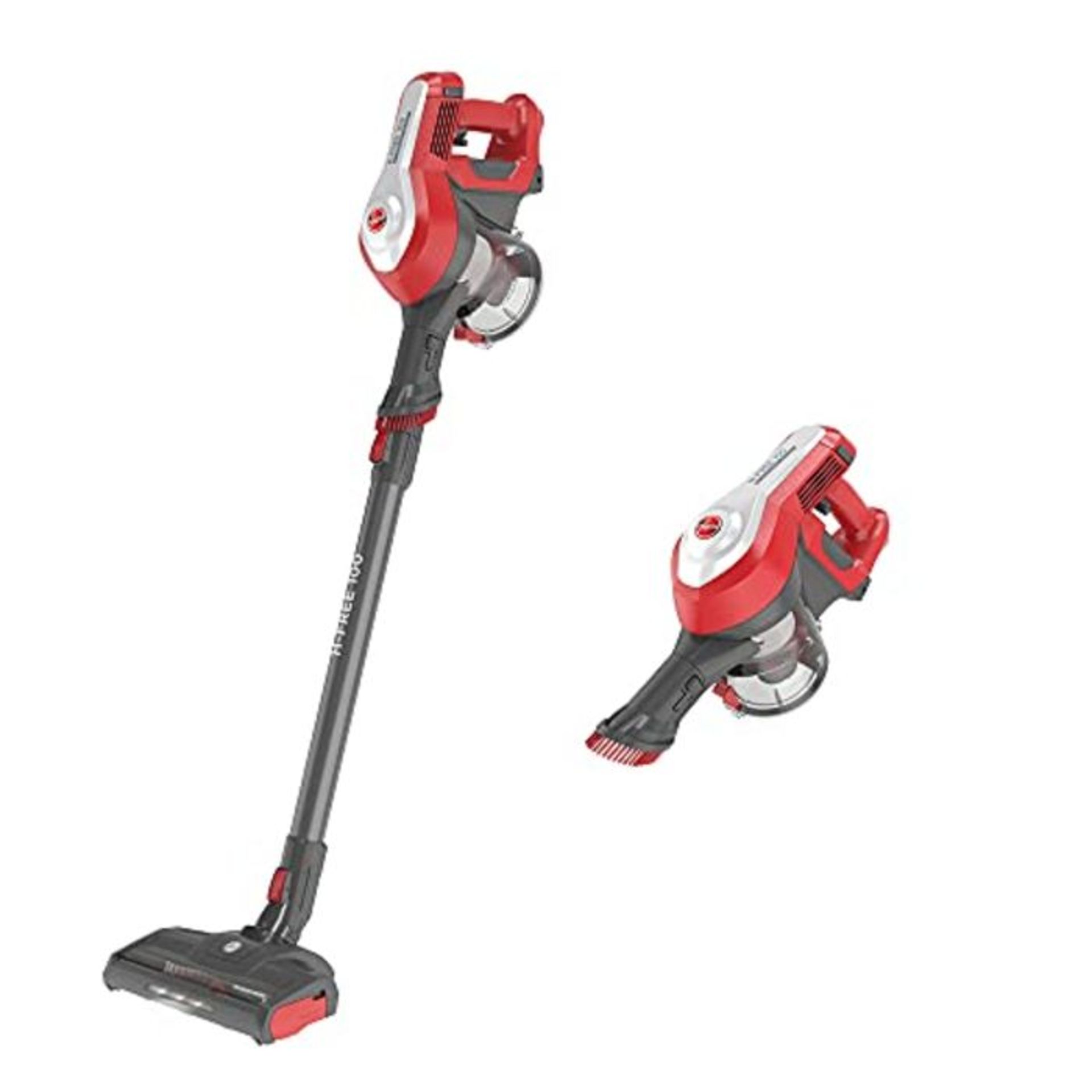 RRP £109.00 Hoover 39400928 HF122RH 011 Cordless Broom Vacuum Cleaner, Cyclonic System, 0.9L, Remo