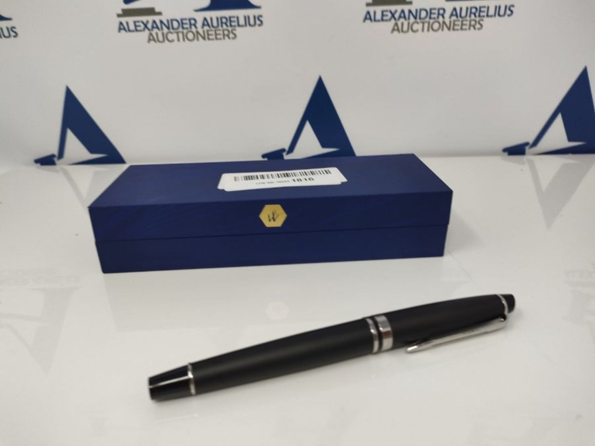 RRP £71.00 Waterman Expert Fountain Pen | Matte Black with Chrome Trim | Medium Nib | Gift Box - Image 2 of 2