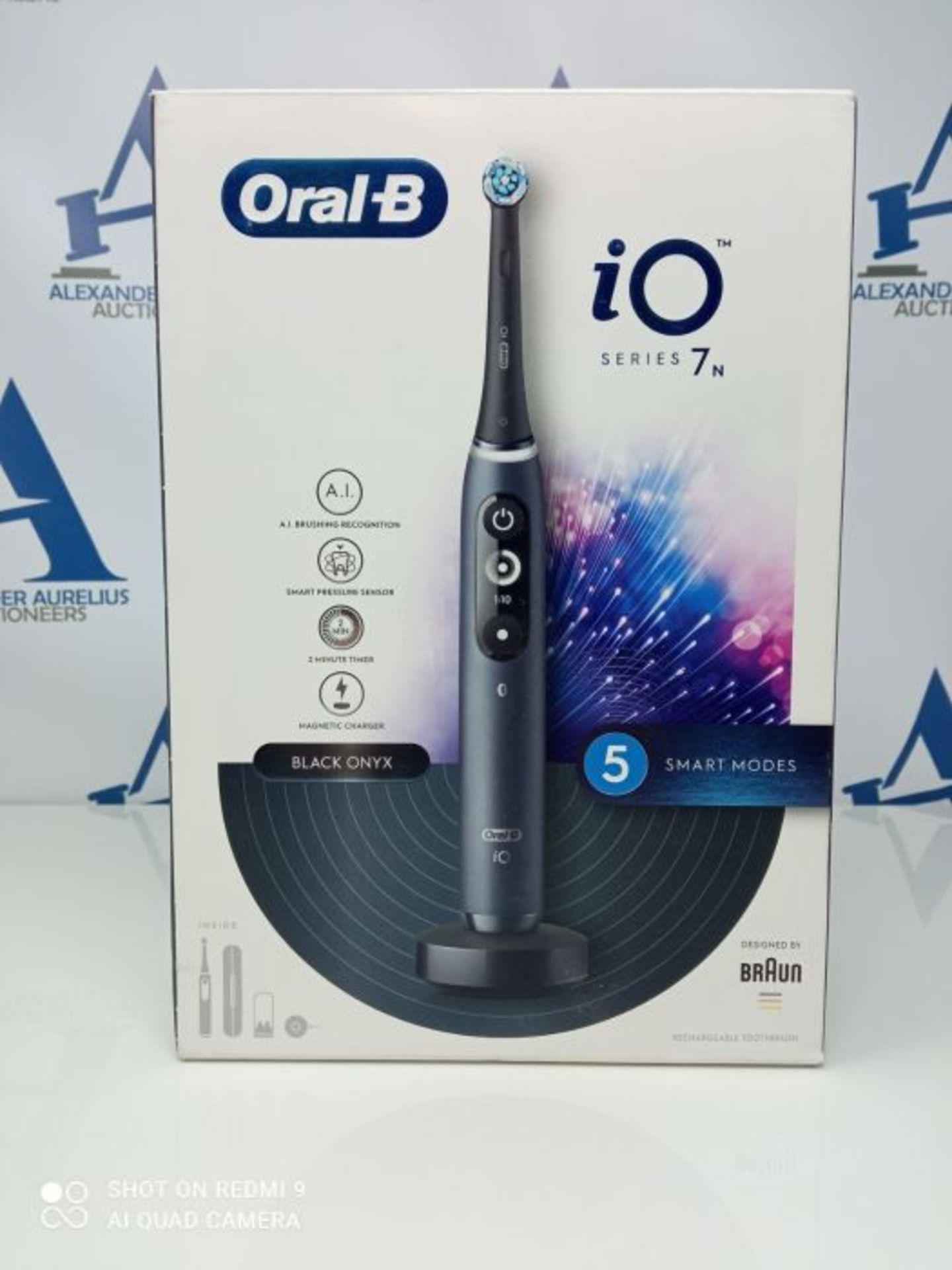 RRP £166.00 Oral-B iO Series 7n Brosse Ã  Dents Ã0 lectrique Rechargeable avec 1 Manche Intell