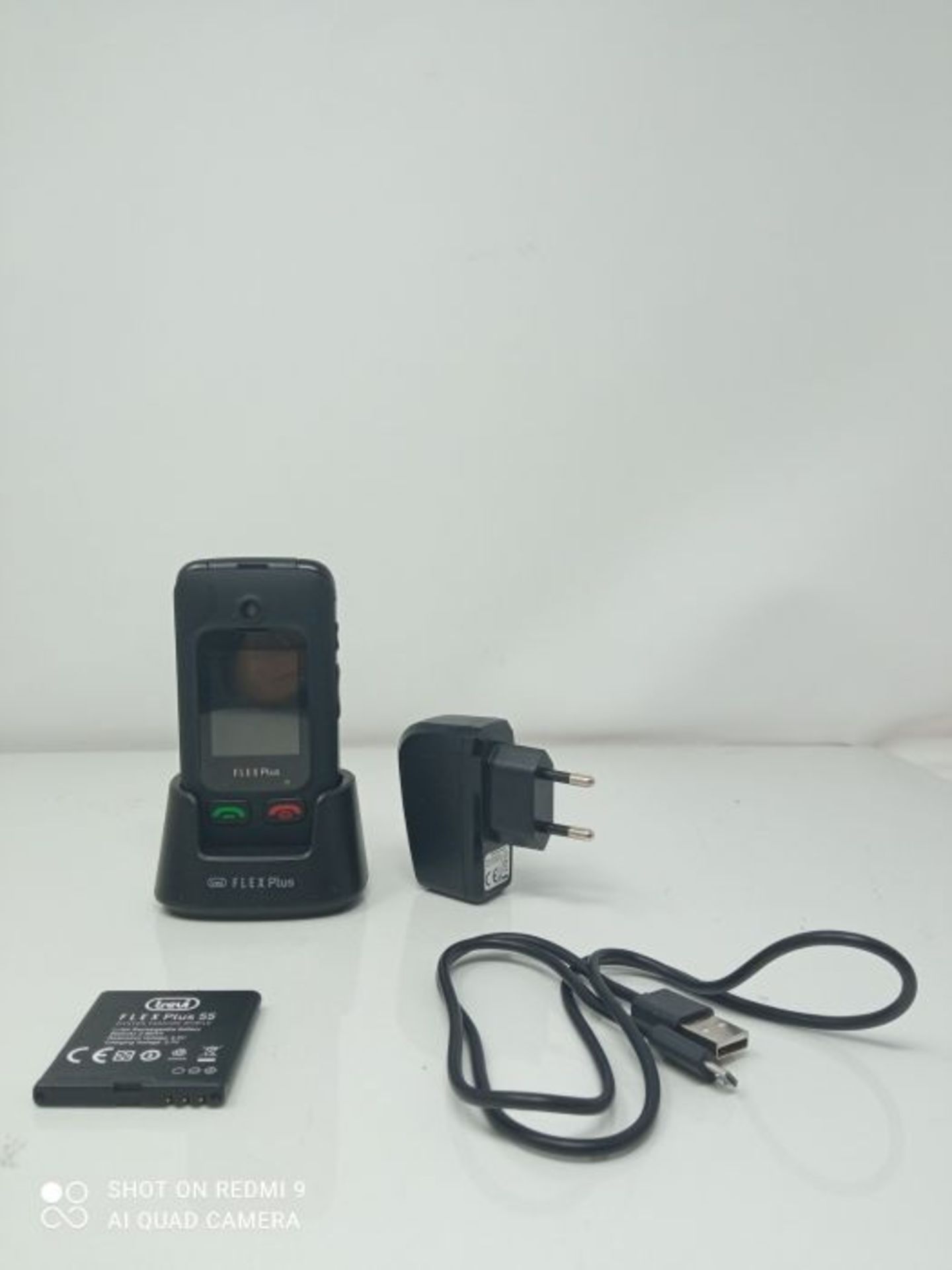 RRP £54.00 Trevi FLEX PLUS 55 Telefono Cellulare per Anziani a Conchiglia con grandi tasti, grand - Image 2 of 2