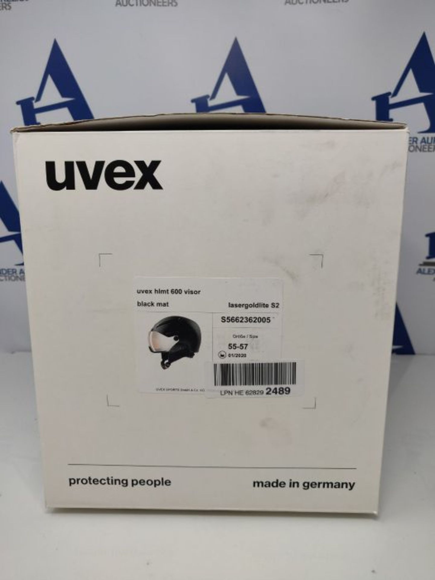 RRP £155.00 uvex Unisex - Erwachsene, hlmt 600 visor Skihelm, black mat, 55-57 cm - Image 2 of 3