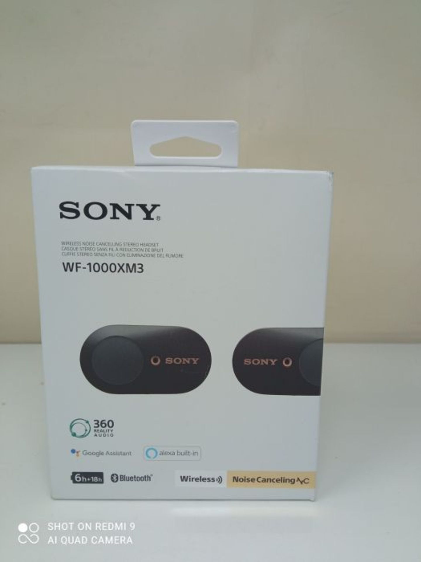 RRP £134.00 Sony WF-1000XM3 Truly Wireless Noise Cancelling Headphones with Mic, up to 32H battery - Image 2 of 3