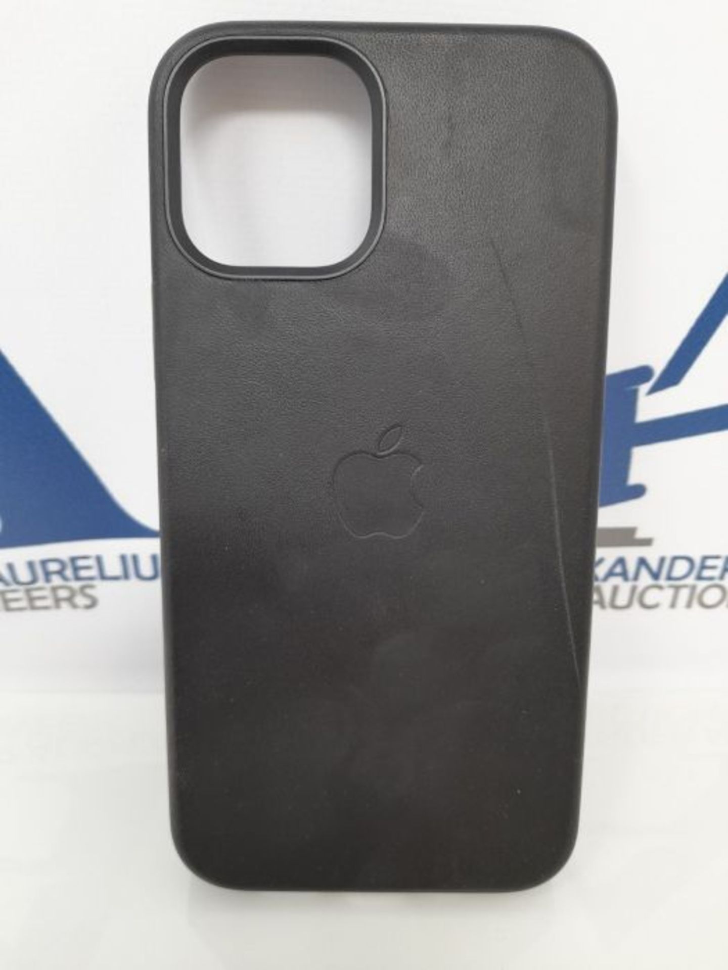 Apple Leder Case mit MagSafe (fÃ¼r iPhone 12 | 12 Pro) - Schwarz - 6.1 Zoll - Image 2 of 3