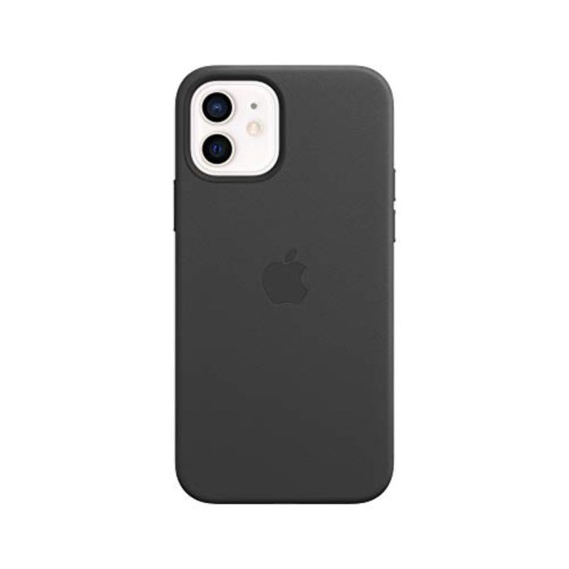 Apple Leder Case mit MagSafe (fÃ¼r iPhone 12 | 12 Pro) - Schwarz - 6.1 Zoll