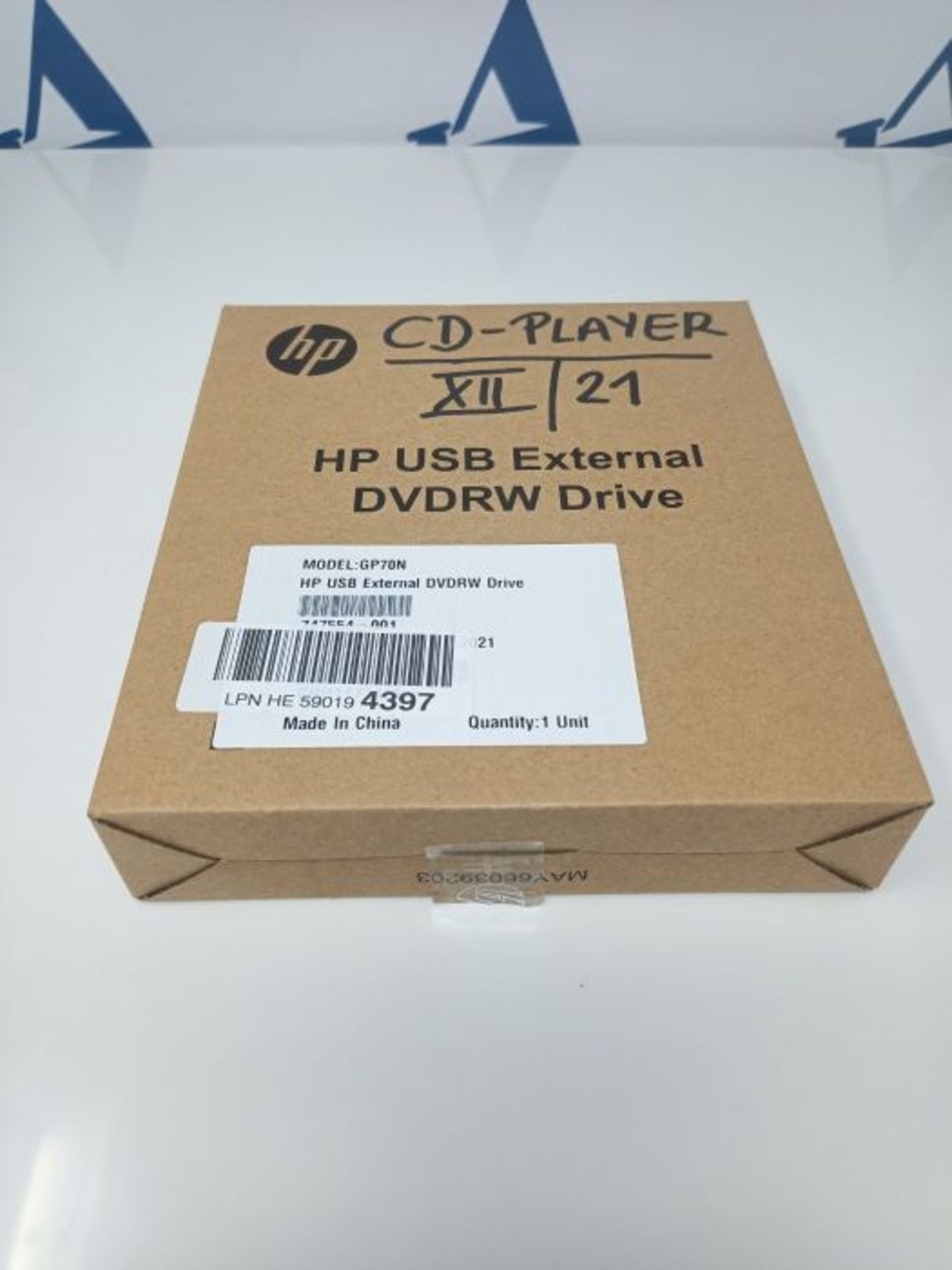 LECTEUR HP USB EXTERNAL DVDRW DRIVE - Image 2 of 3