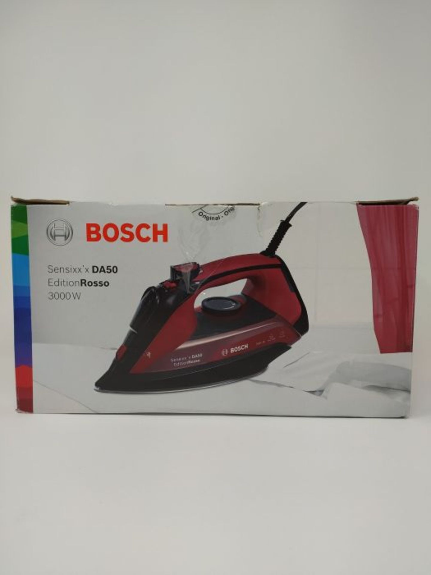 RRP £57.00 Bosch Steam Iron ?? Black/Red - Image 2 of 3