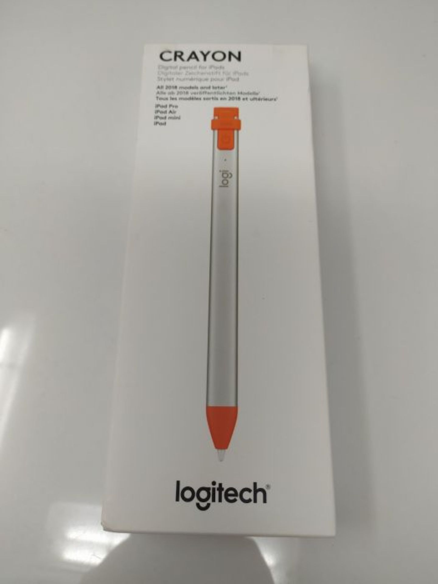 RRP £59.00 Logitech Crayon Digital Pencil For All iPads Released in 2019 or Later, iPad, iPad Pro - Image 2 of 3