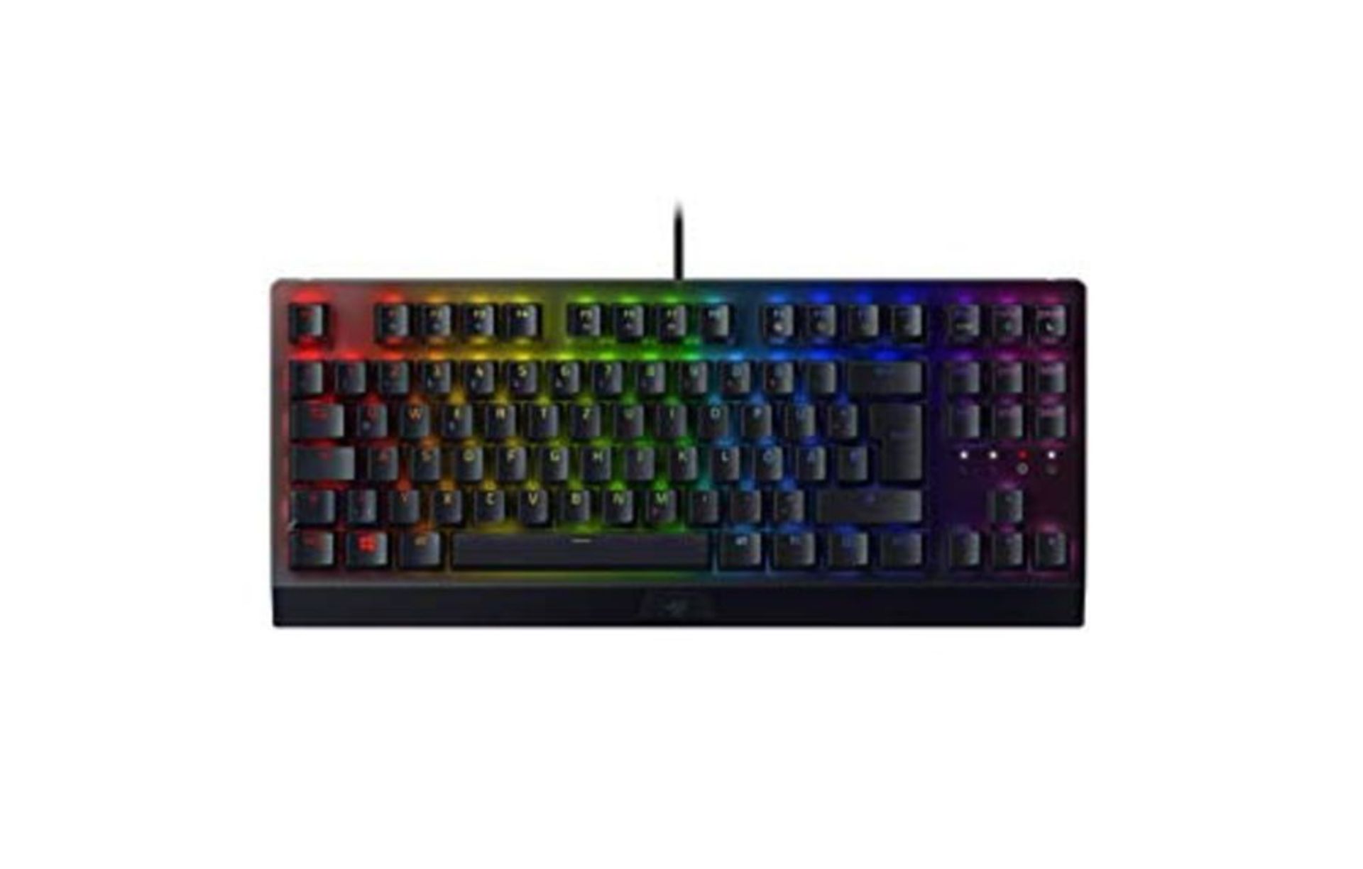 RRP £85.00 [CRACKED] Razer BlackWidow V3 Tenkeyless (Green Switch) - Kompakte Gaming Tastatur mit