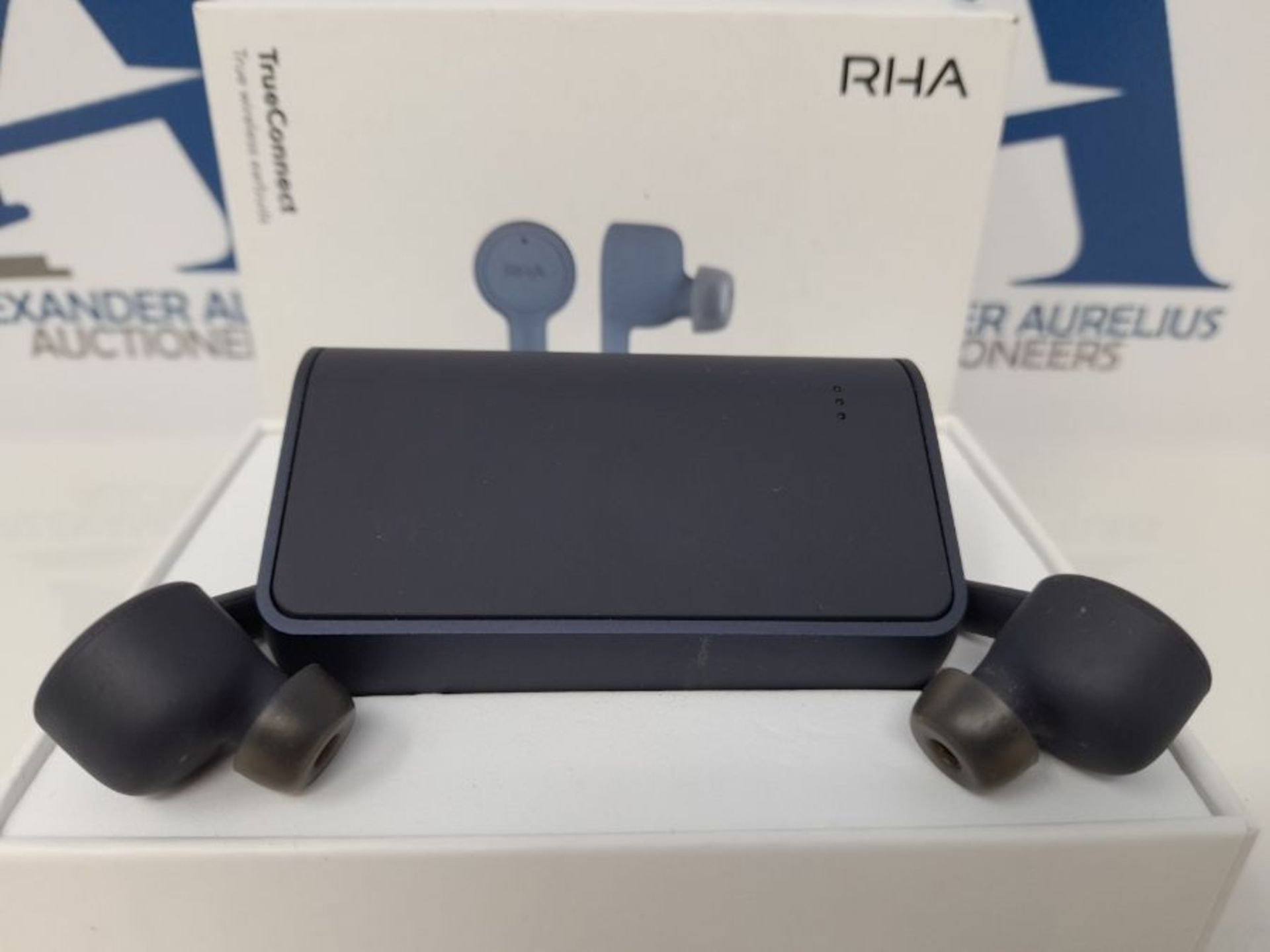 RRP £141.00 RHA Trueconnect - Navy Blue: True Wireless Earbuds with Bluetooth 5 & Sweatproof for S - Image 3 of 3