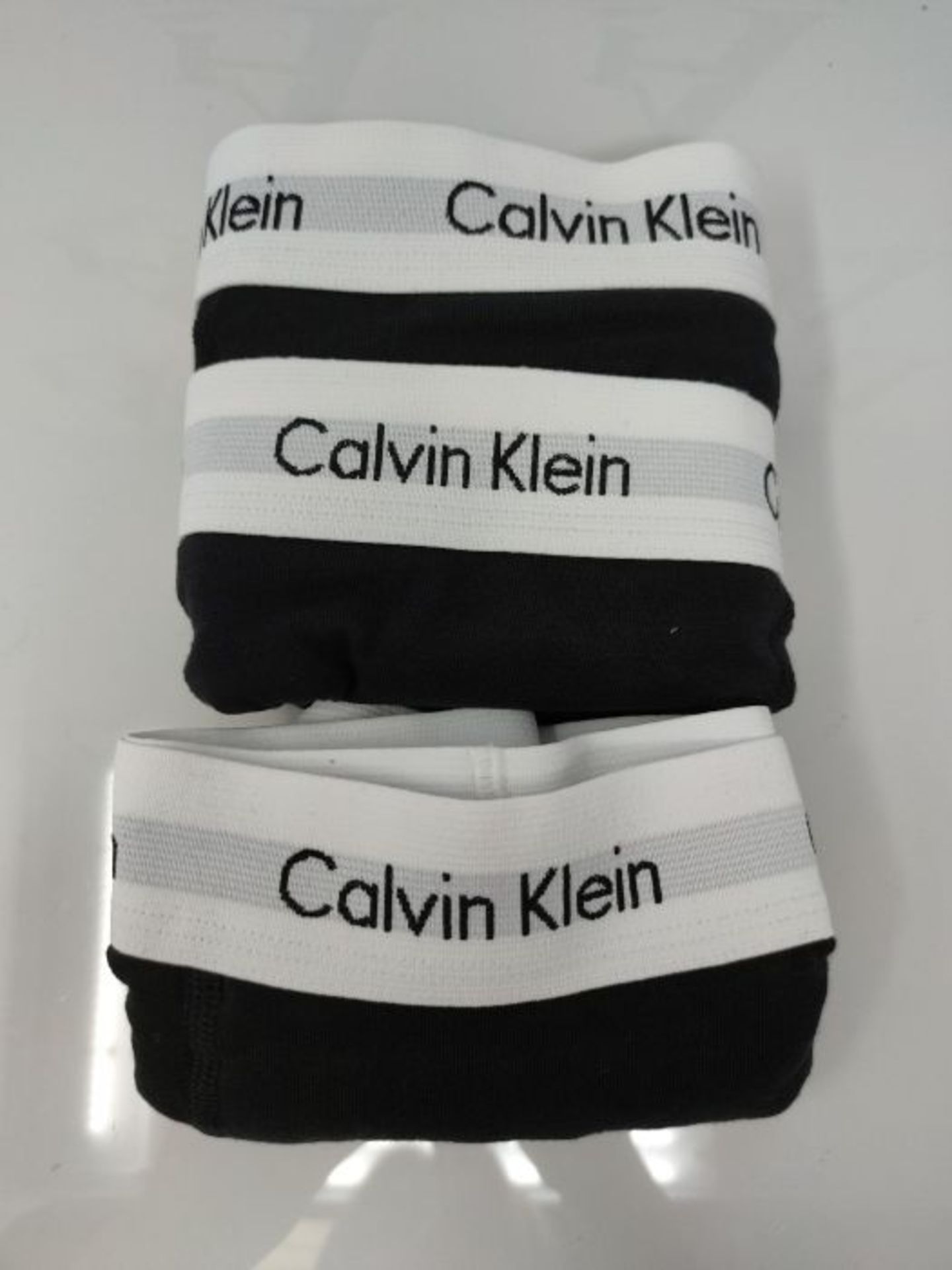 Calvin Klein Men's 3 Pack Trunks-Cotton Stretch Boxers, Black, M - Image 3 of 3