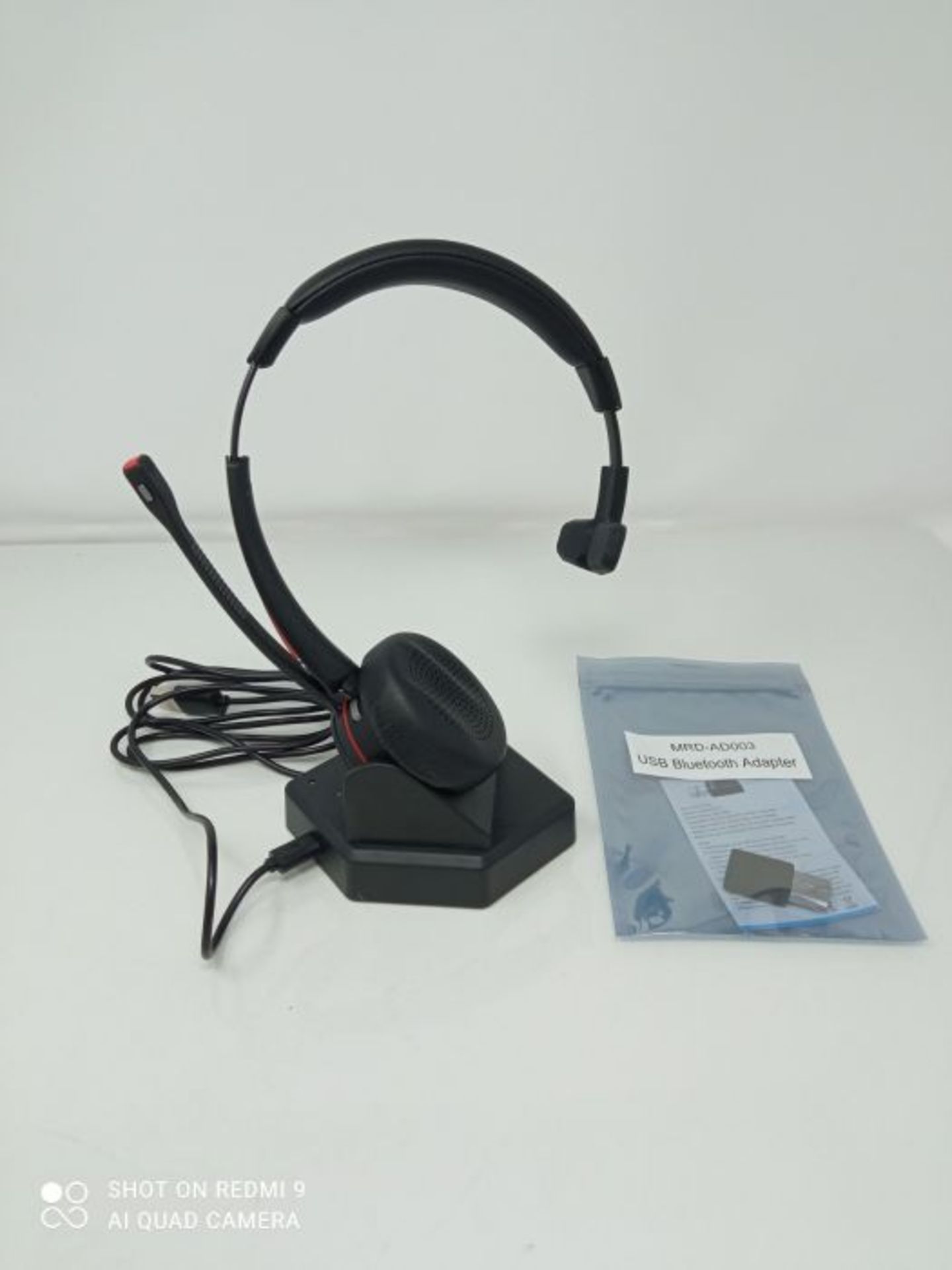 Mairdi Bluetooth 5.0 Headset mit Mikrofon Noise Canceling, Wireless Headset mit Ladest - Image 3 of 3