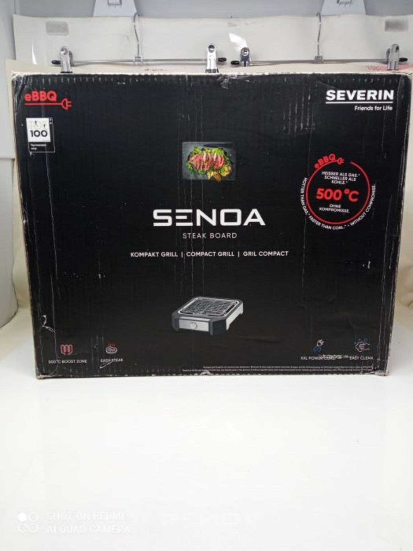 RRP £102.00 Severin PG 8545 contact grill - Image 2 of 3