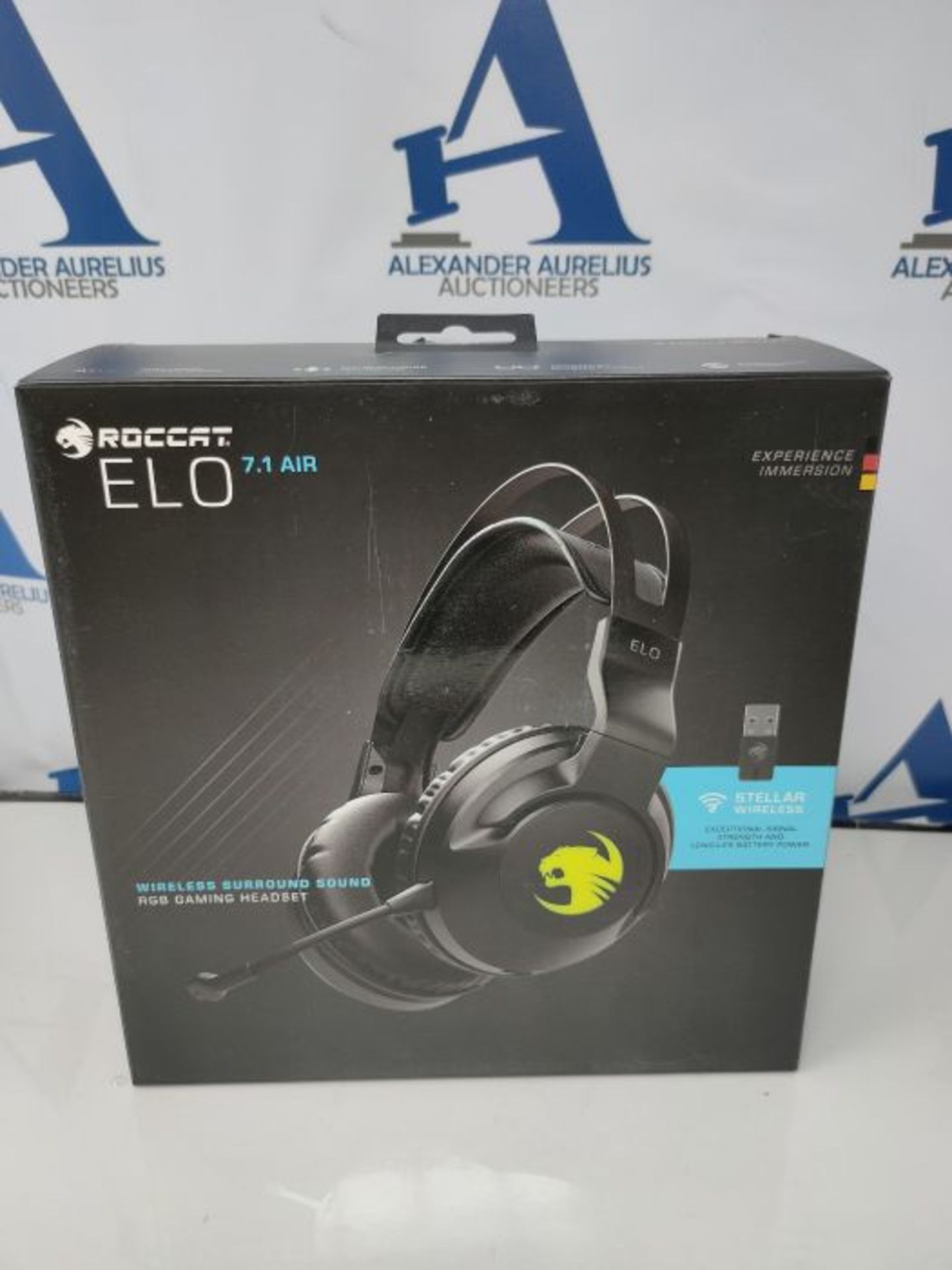 RRP £73.00 Roccat Elo 7.1 Air - Kabelloses Surround-Sound RGB PC Gaming Headset - Image 2 of 3