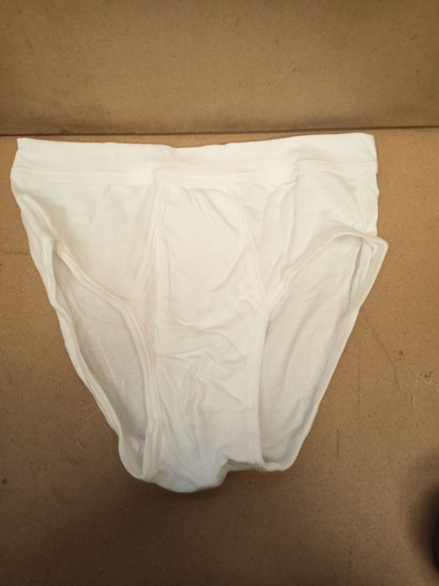 Calida Men's Midislip Cotton 1:1 Boxer Briefs, White (White 001), XL - Image 3 of 3