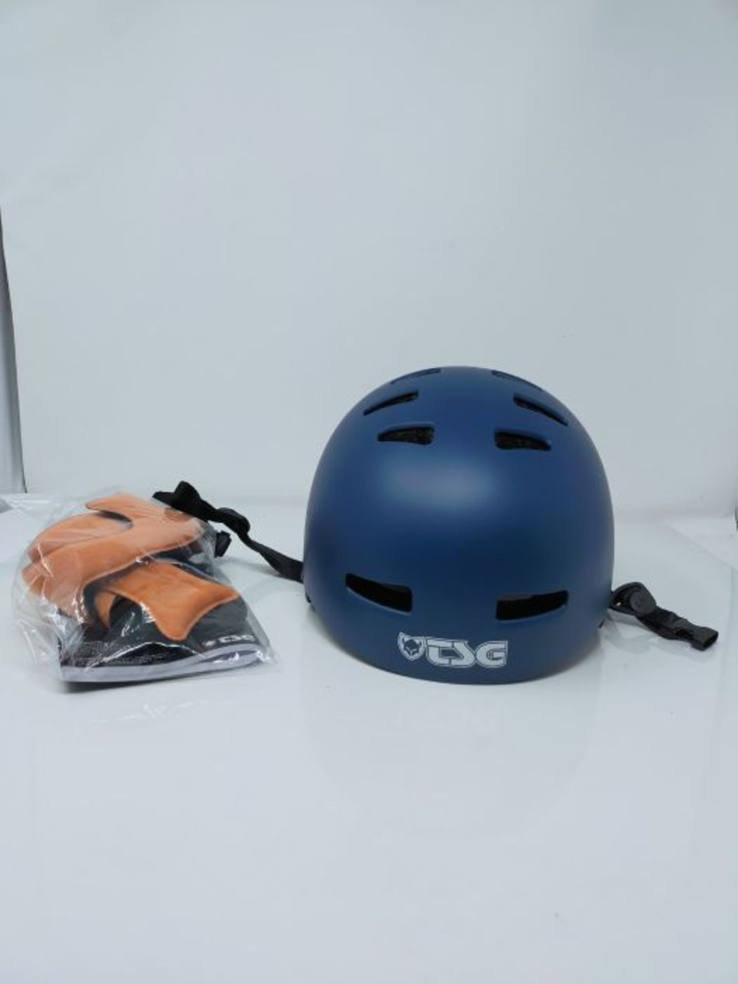 TSG helmet evolution, solid colour, Unisex, 75046, Blau(satin blue), S/M - Image 3 of 3