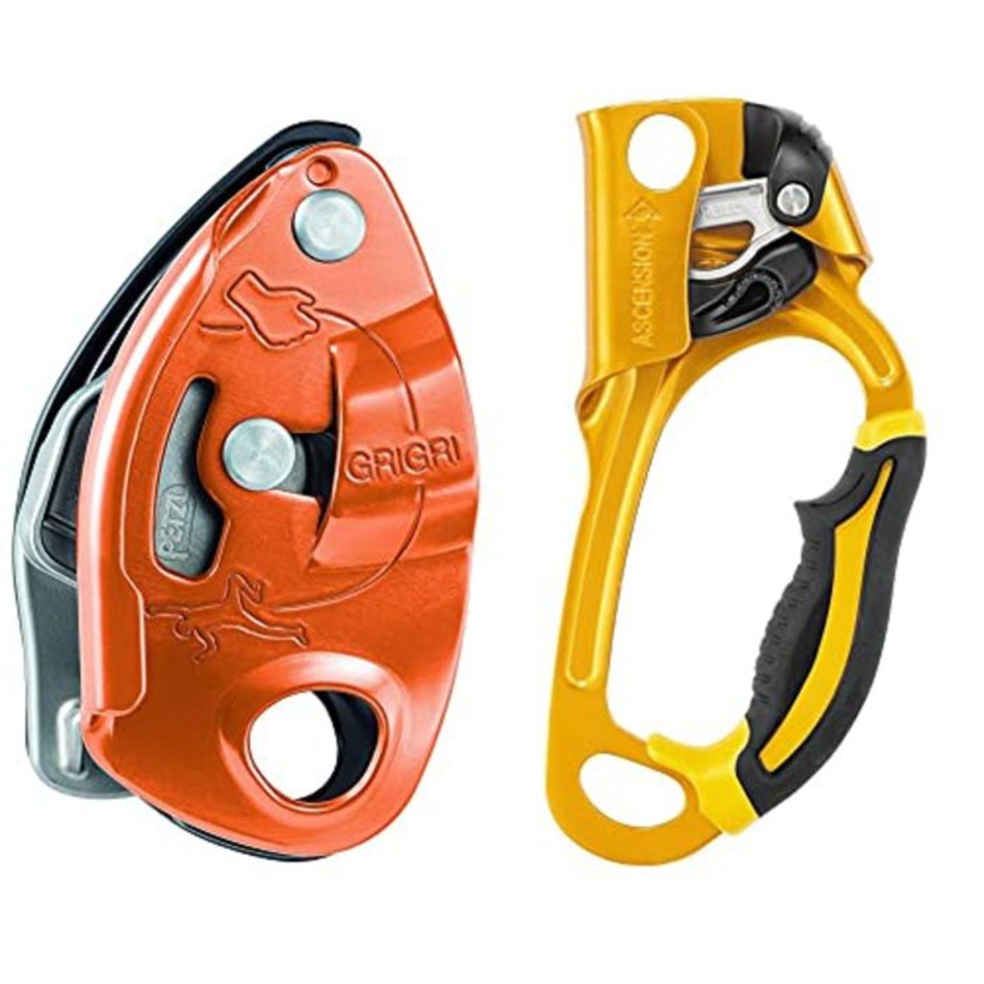 RRP £52.00 PETZL Assicuratore Grigri Rosso, Unisex Adulto, One Size