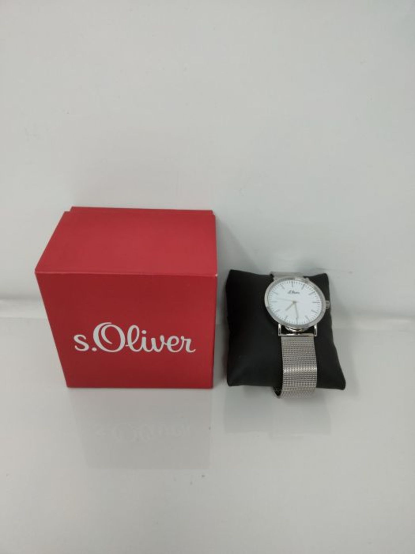 s.Oliver Damen Analog Quarz Armbanduhr mit Edelstahlarmband SO-3145-MQ - Image 2 of 3