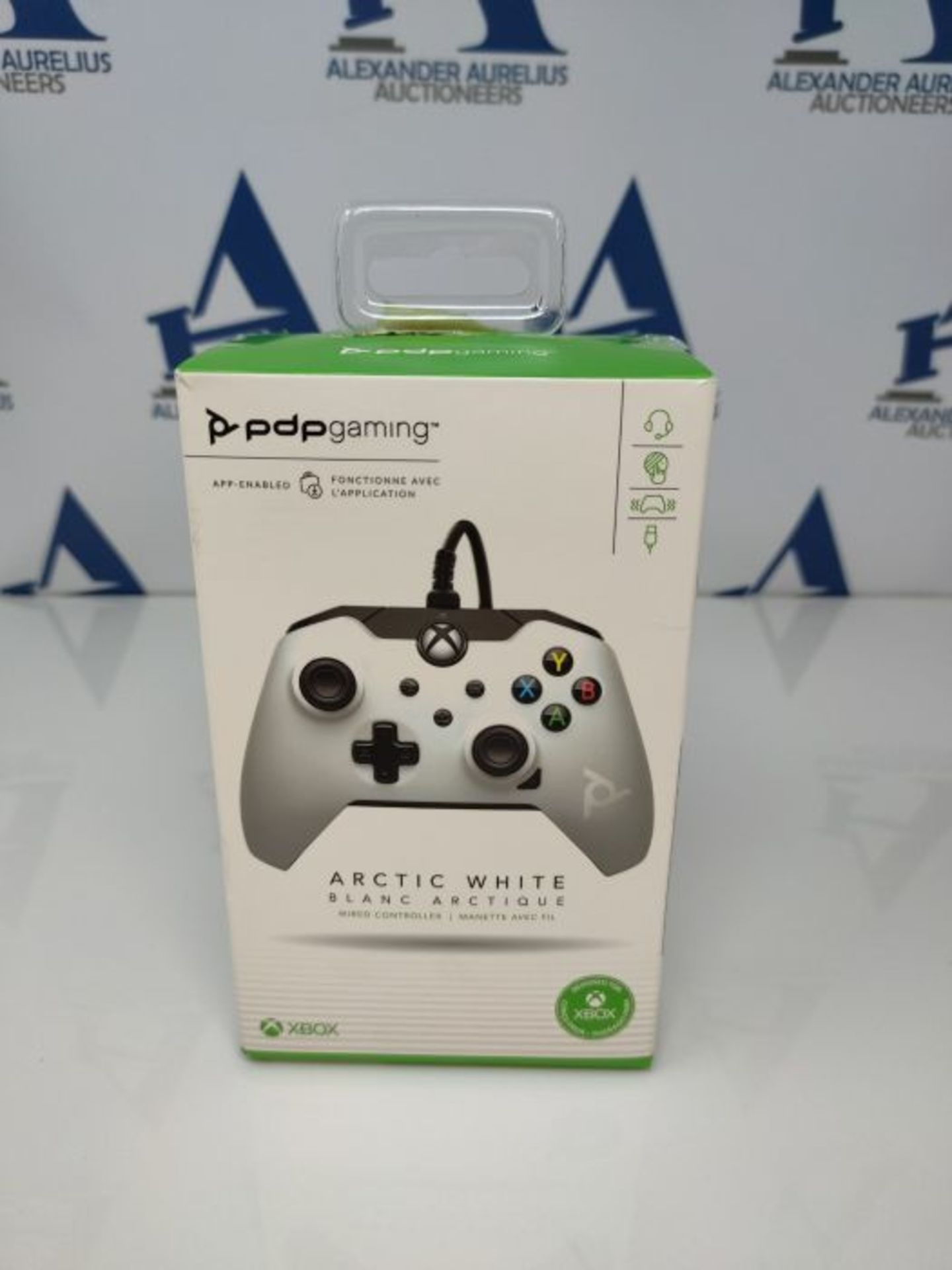 PDP Mando con cable para Xbox Series X, Blanco (Arctic White) - Image 2 of 3