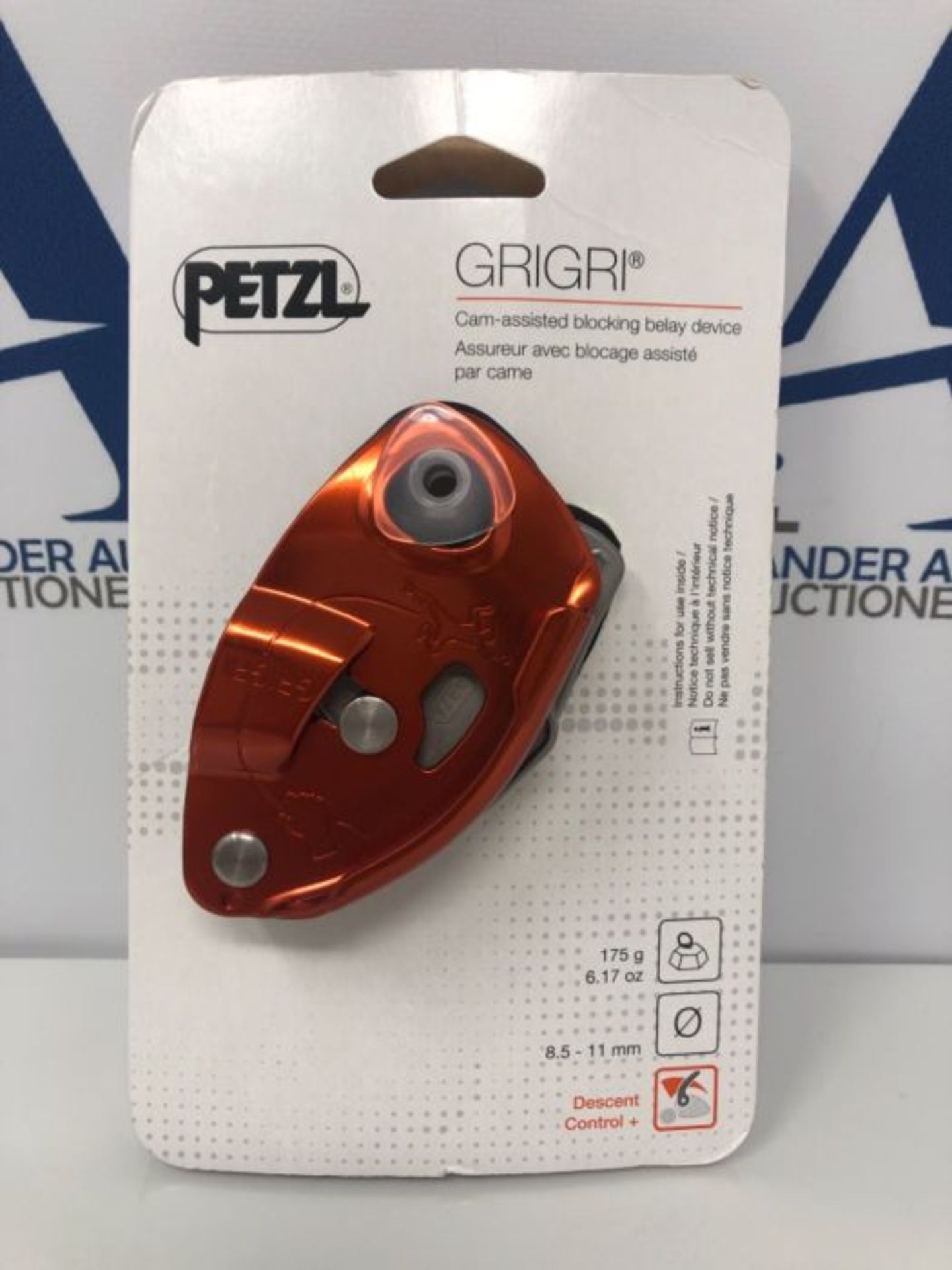 RRP £52.00 PETZL Assicuratore Grigri Rosso, Unisex Adulto, One Size - Image 2 of 3