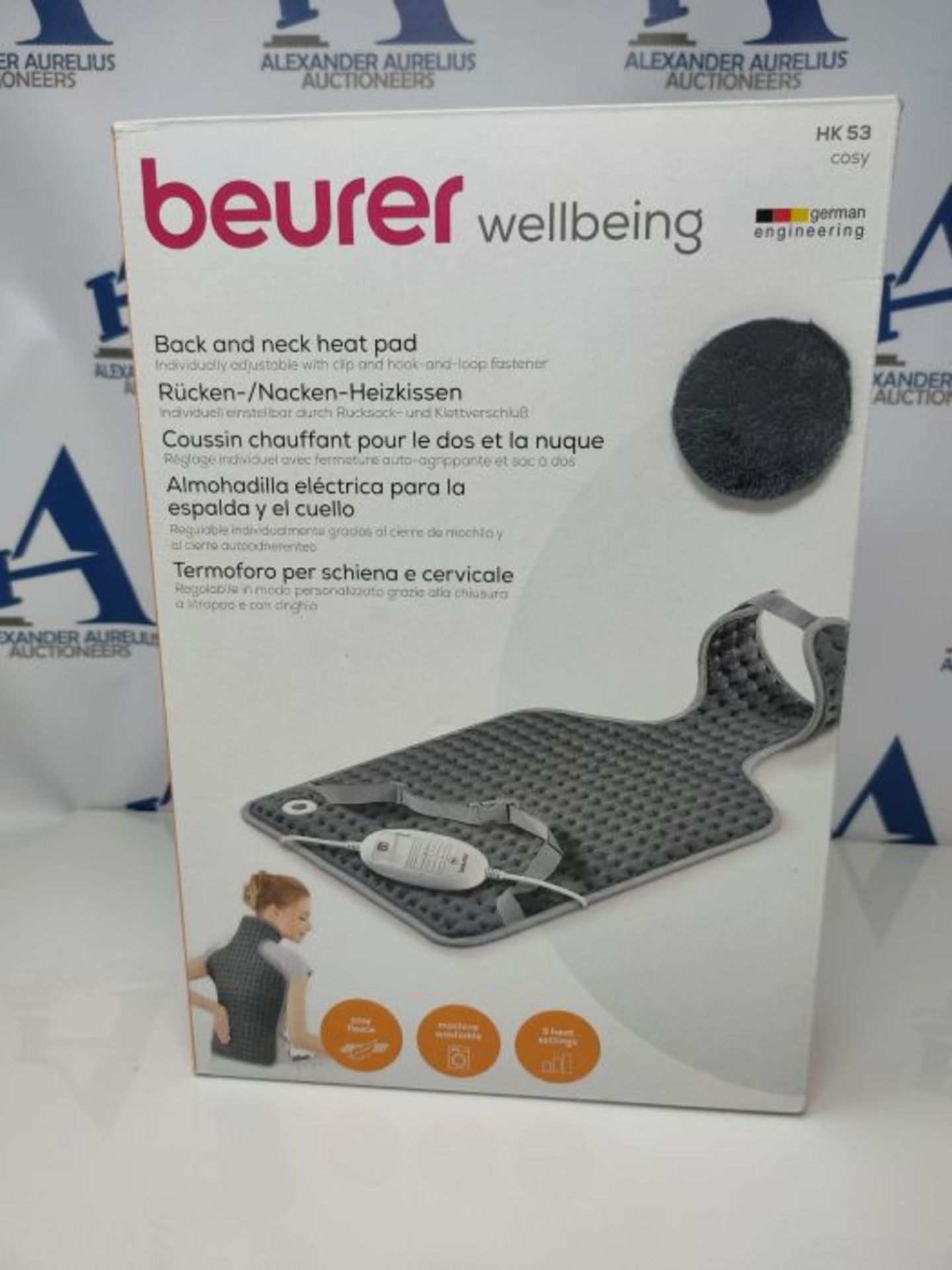 Beurer - HK53 - Heating Pad for Back and Neck - 3 Years Warranty - Image 2 of 3