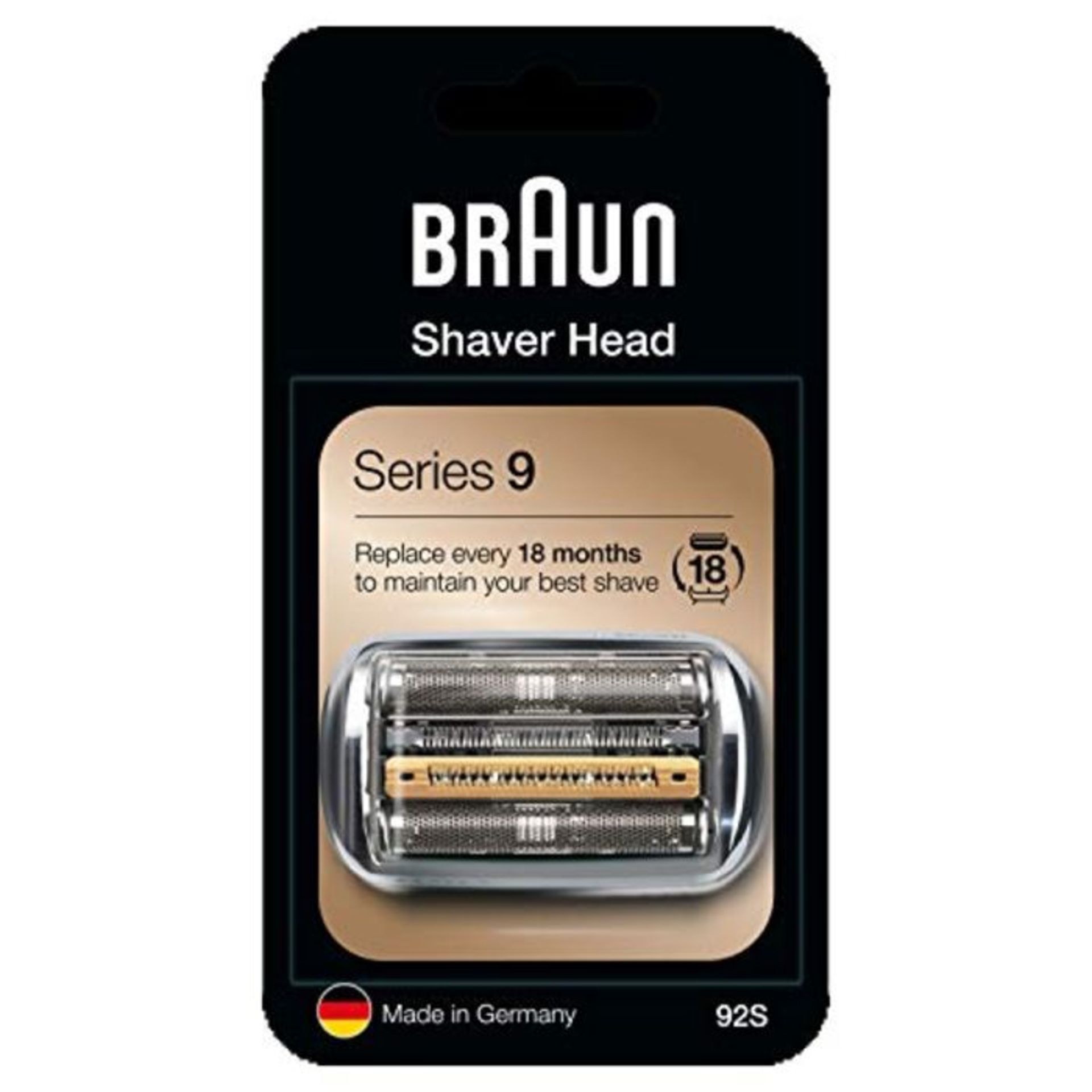 Braun Series 9 Electric Shaver Replacement Head, Easily Attach Your New Shaver Head, C