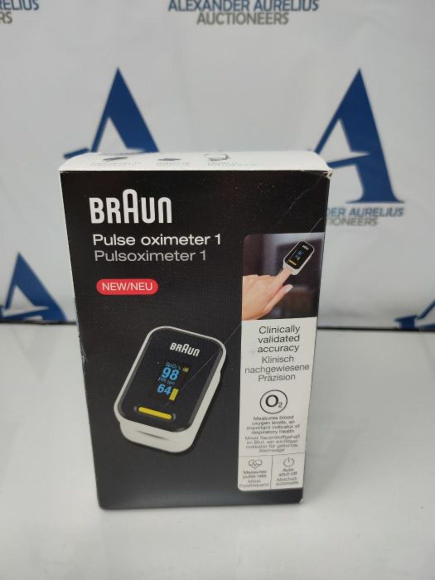 Braun Pulse Oximeter 1 (Oxygen Saturation, Blood Oxygen Levels, Clinically Accurate, C - Image 2 of 3