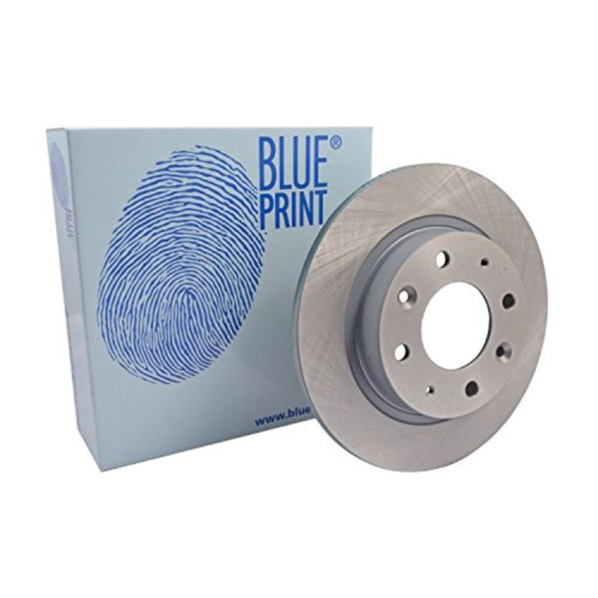 Blue Print ADG04336 Brake Disc Set (2 Brake Disc) rear, full, No. of Holes 4