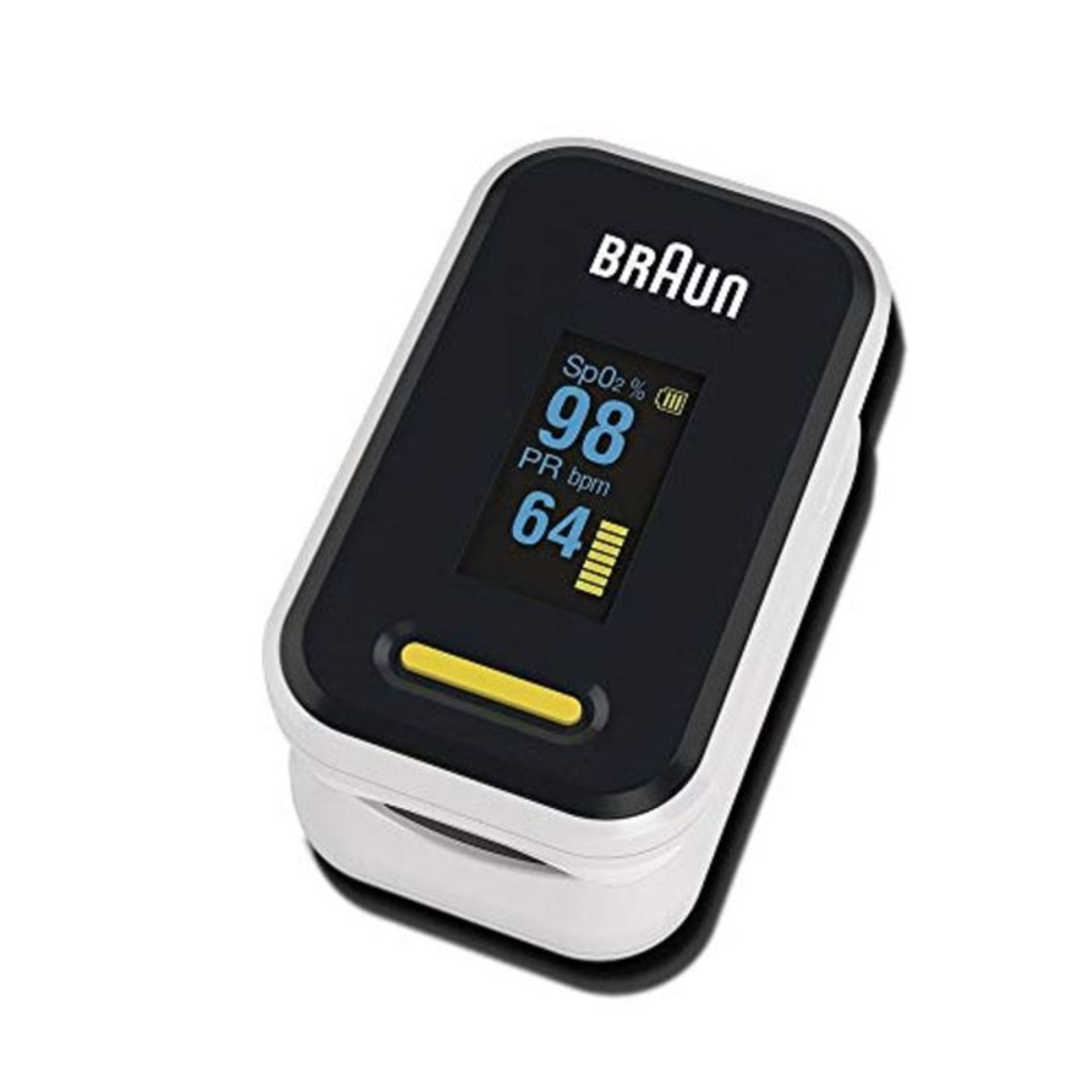 Braun Pulse Oximeter 1 (Oxygen Saturation, Blood Oxygen Levels, Clinically Accurate, C