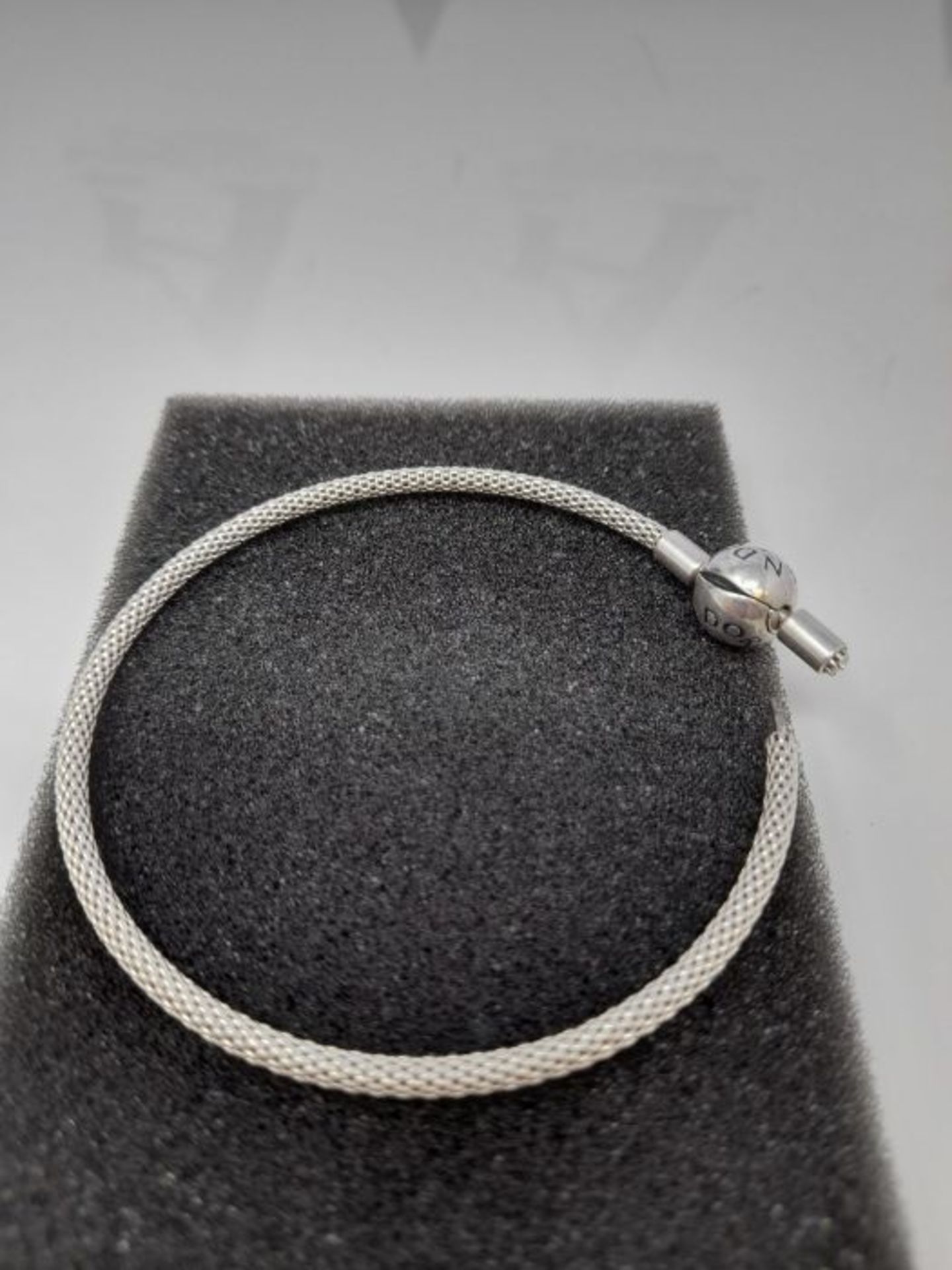 [CRACKED] Pandora Rigid Bracelet 596543-19 Woman Silver Moments maya - Image 3 of 3