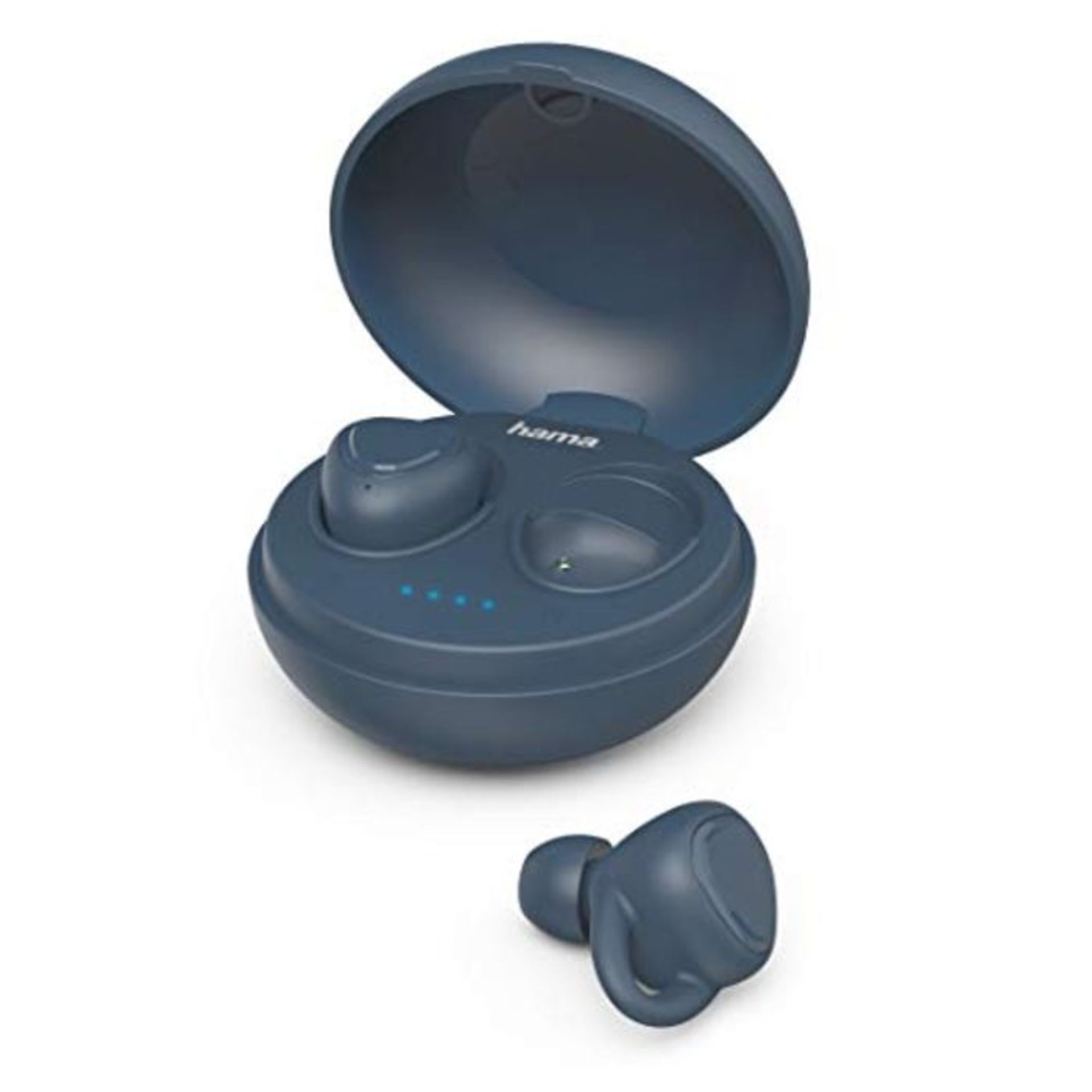 Hama Bluetooth KopfhÃ¶rer blau kabellos (True Wireless In Ear KopfhÃ¶rer mit Sprac