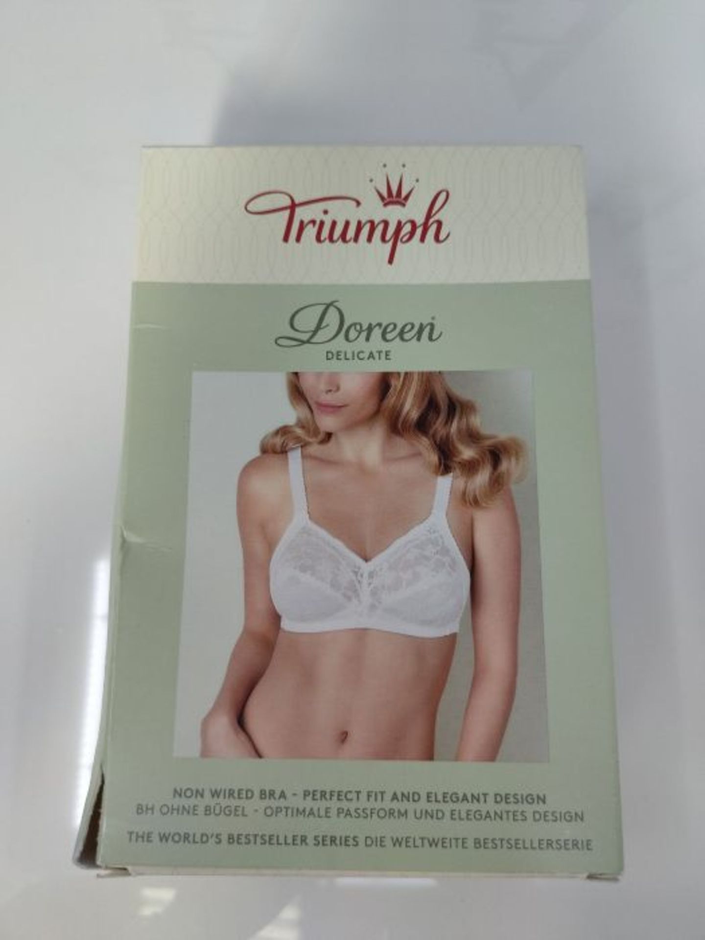 Triumph Women's Delicate Doreen N Non-Wired Bra, White, 40D - Image 2 of 3