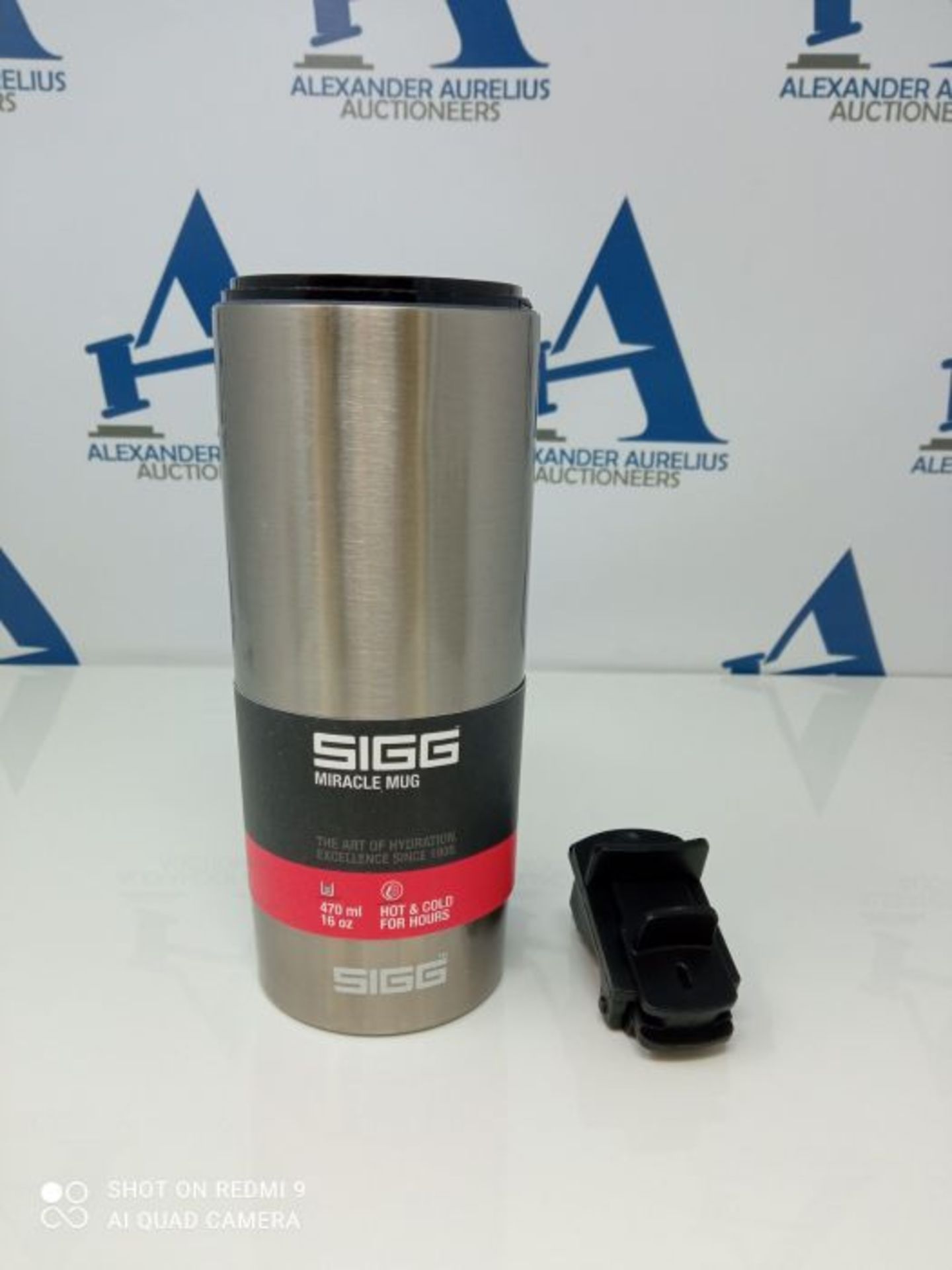 SIGG Miracle Brushed mug isotherme (0,47L), thermos sans produits toxiques, gobelet is - Image 2 of 2