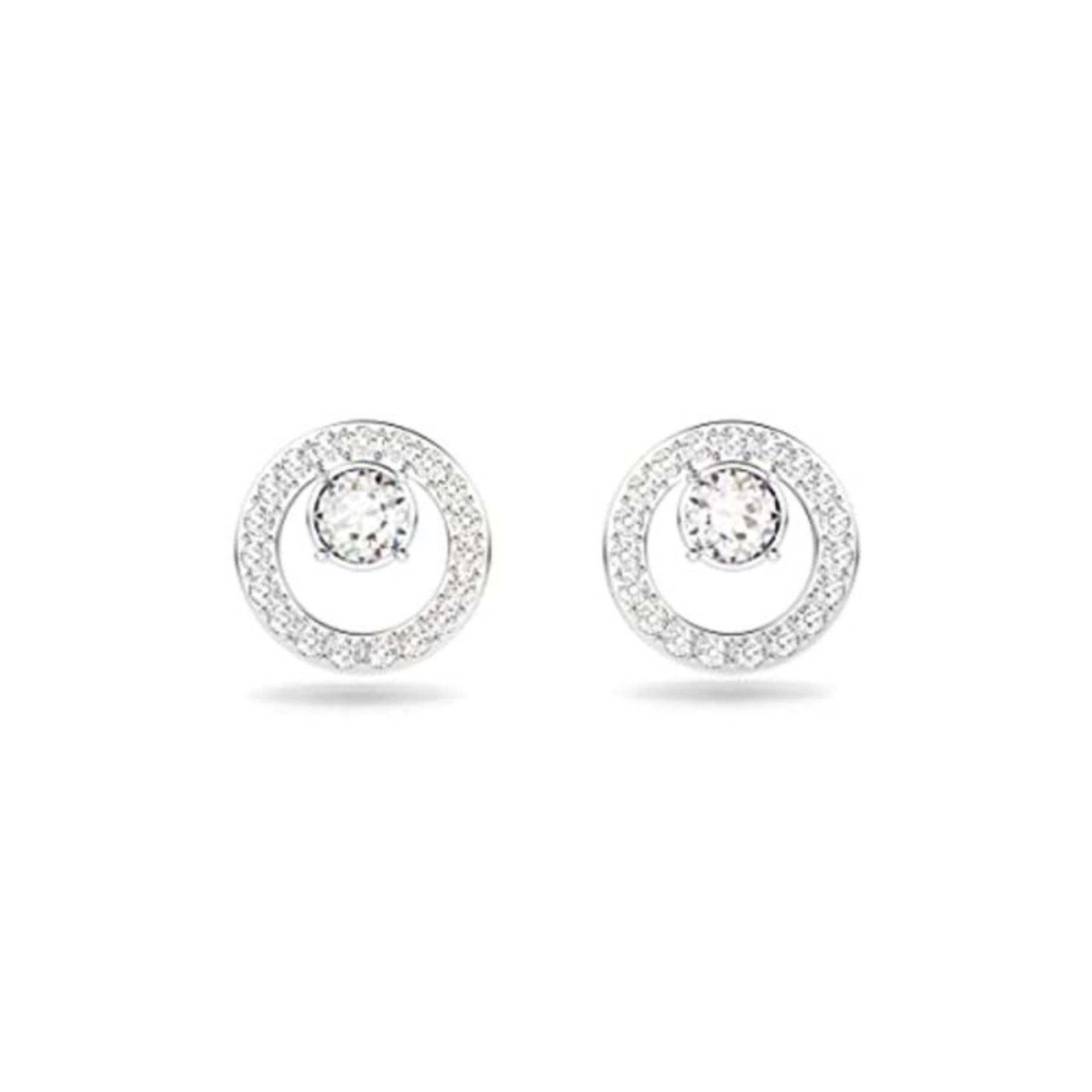 [INCOMPLETE] Swarovski Women's Creativity Stud Earrings Set of White Swarovski Earring