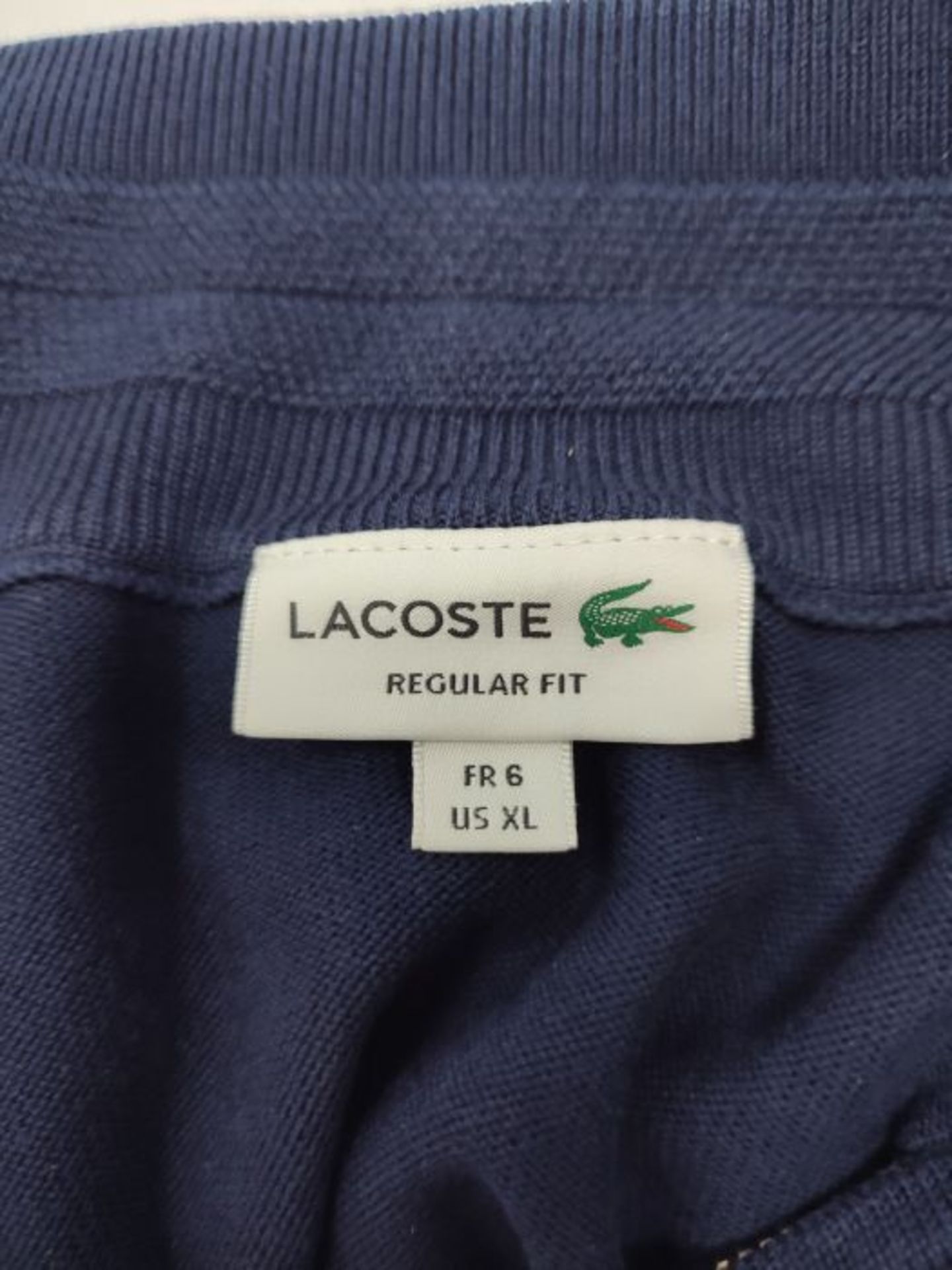 RRP £127.00 Lacoste AH1957 Maglione, Blu (Marine), XL Uomo - Image 3 of 3