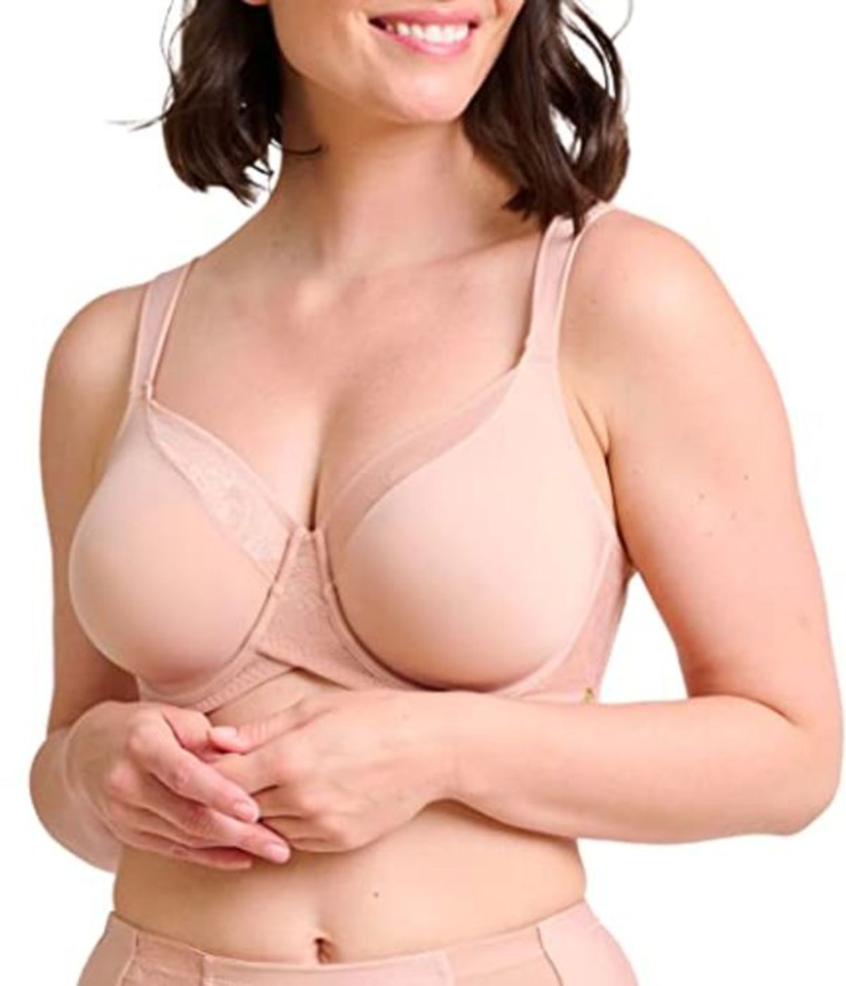 Sans Complexe Women's Perfect Shape 79AAE00 Minimizer Bra, Nude, 38F