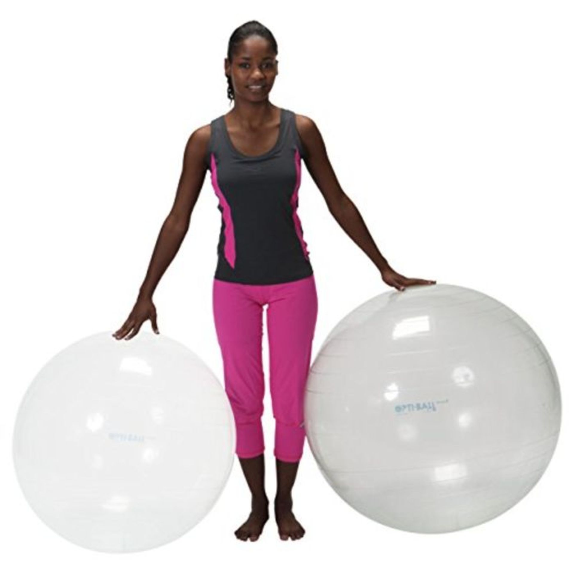 Gymnic® Opti-Ball Gymnastikball transparent 65 cm