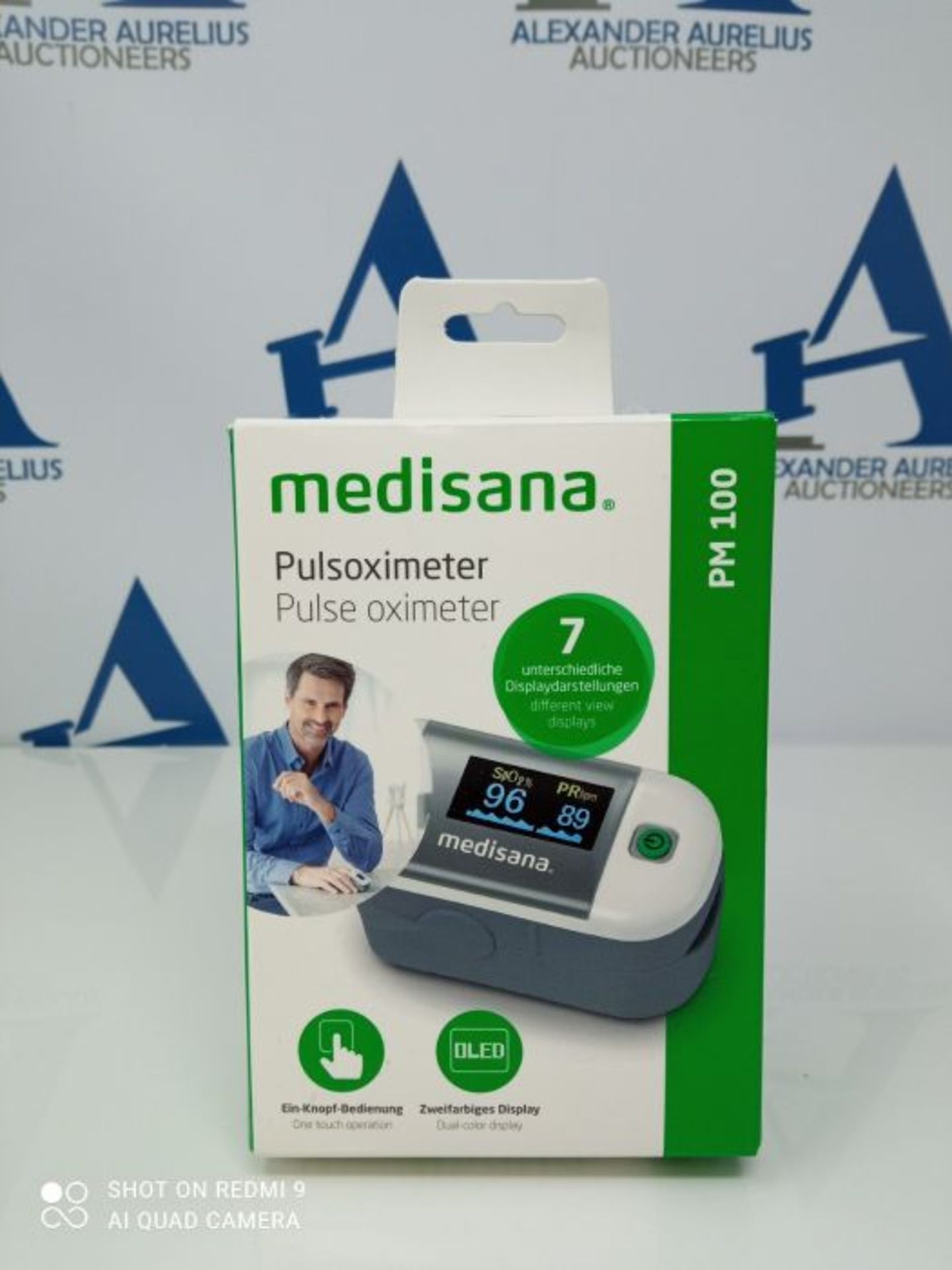 Medisana PM 100 Finger Pulse Oximeter - Precisely Measure Blood Oxygen Saturation + He - Image 2 of 3