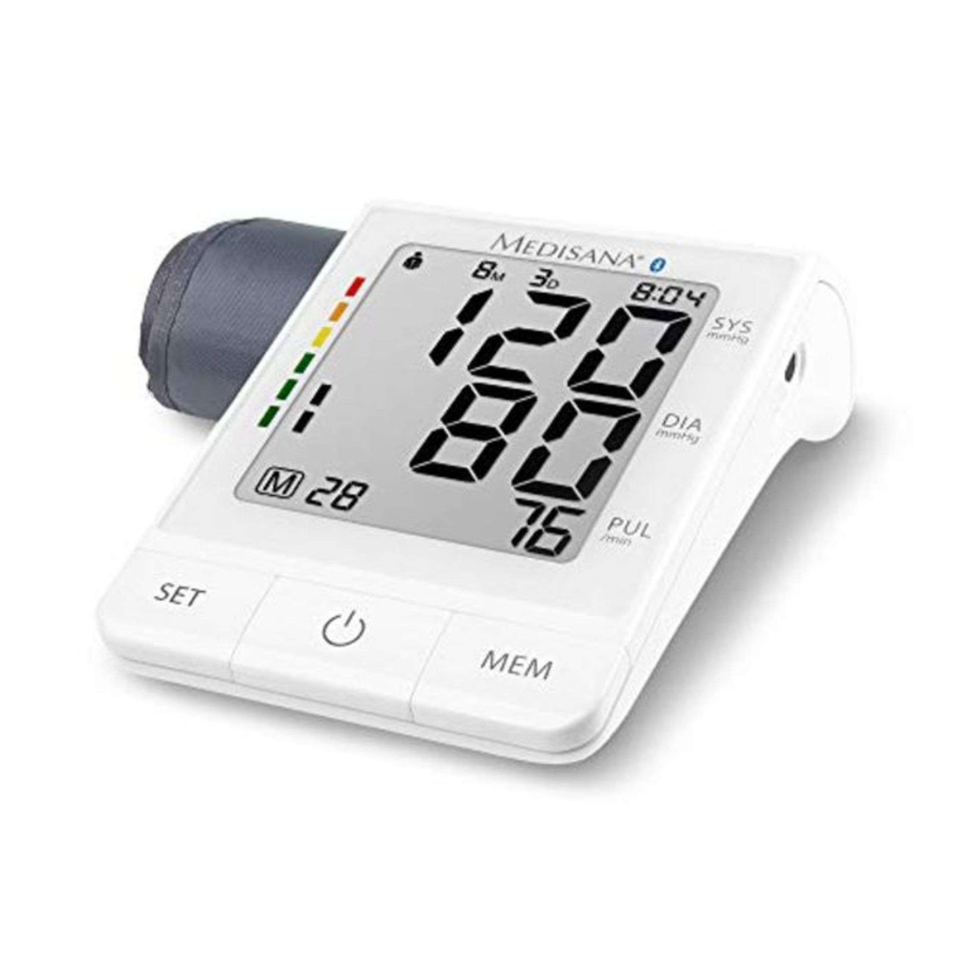 Medisana BU 530 Bluetooth Digital Upper Arm Blood Pressure Monitor - Home Use Heartbea