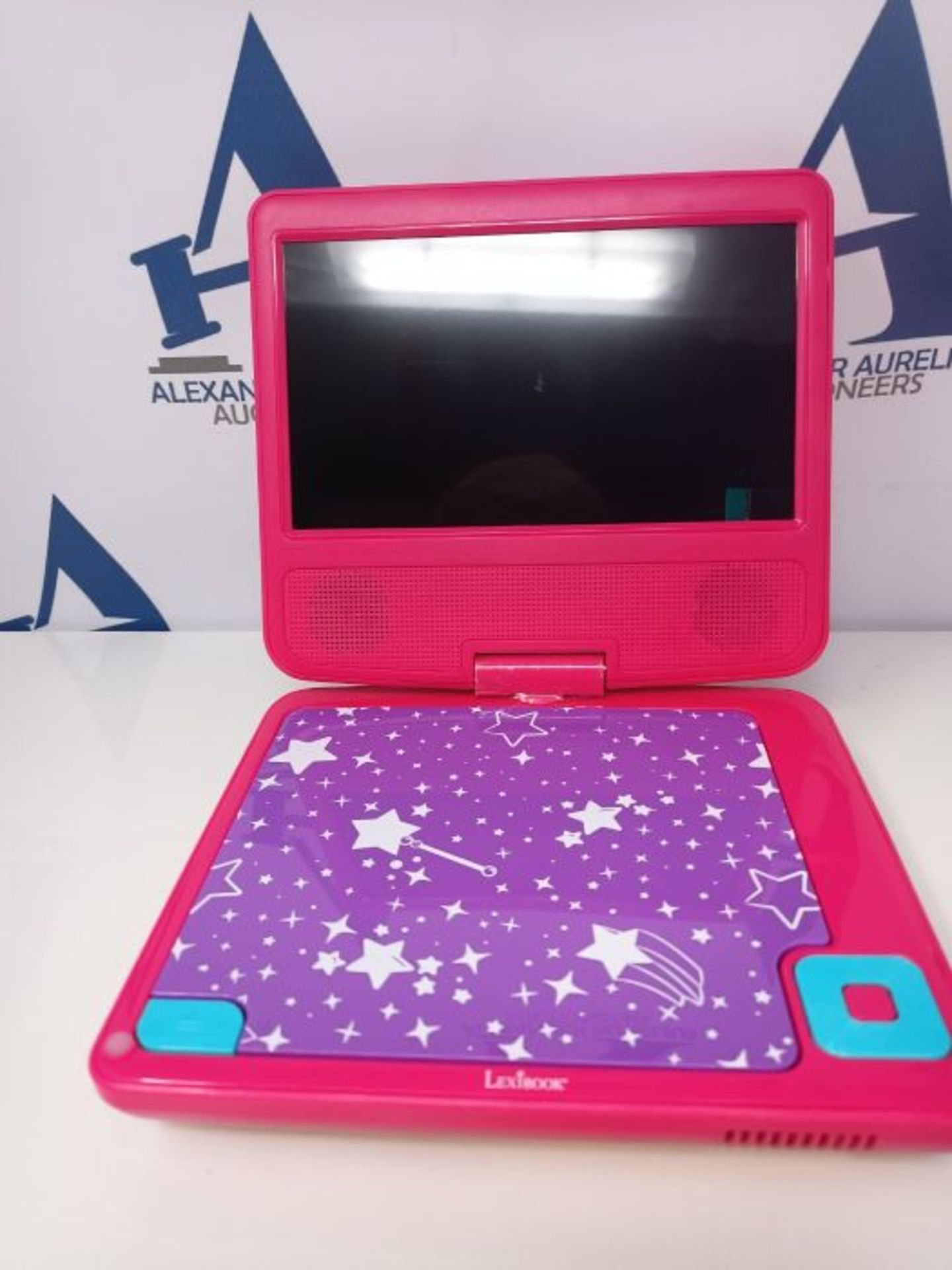 RRP £76.00 Lexibook DVDP6BB Barbie Tragbarer DVD-Spieler, 7" LCD, 2 Lautsprecher, Akku, pink - Image 3 of 3