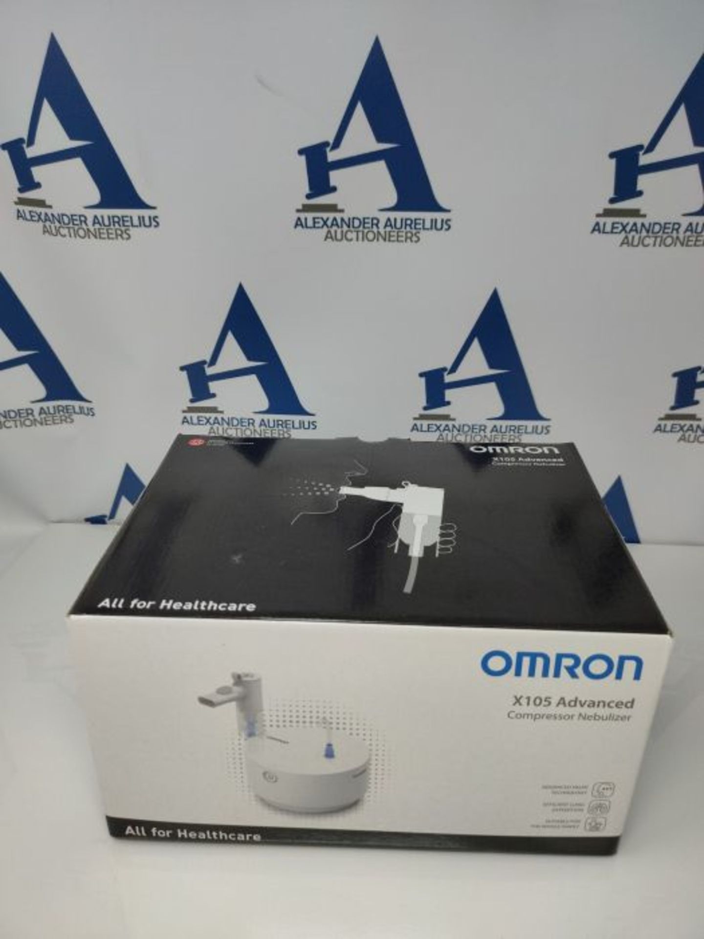 RRP £72.00 OMRON X105 Advanced All-in-One Nebuliser, One Nebuliser for Acute and Chronic Respirat - Image 2 of 3